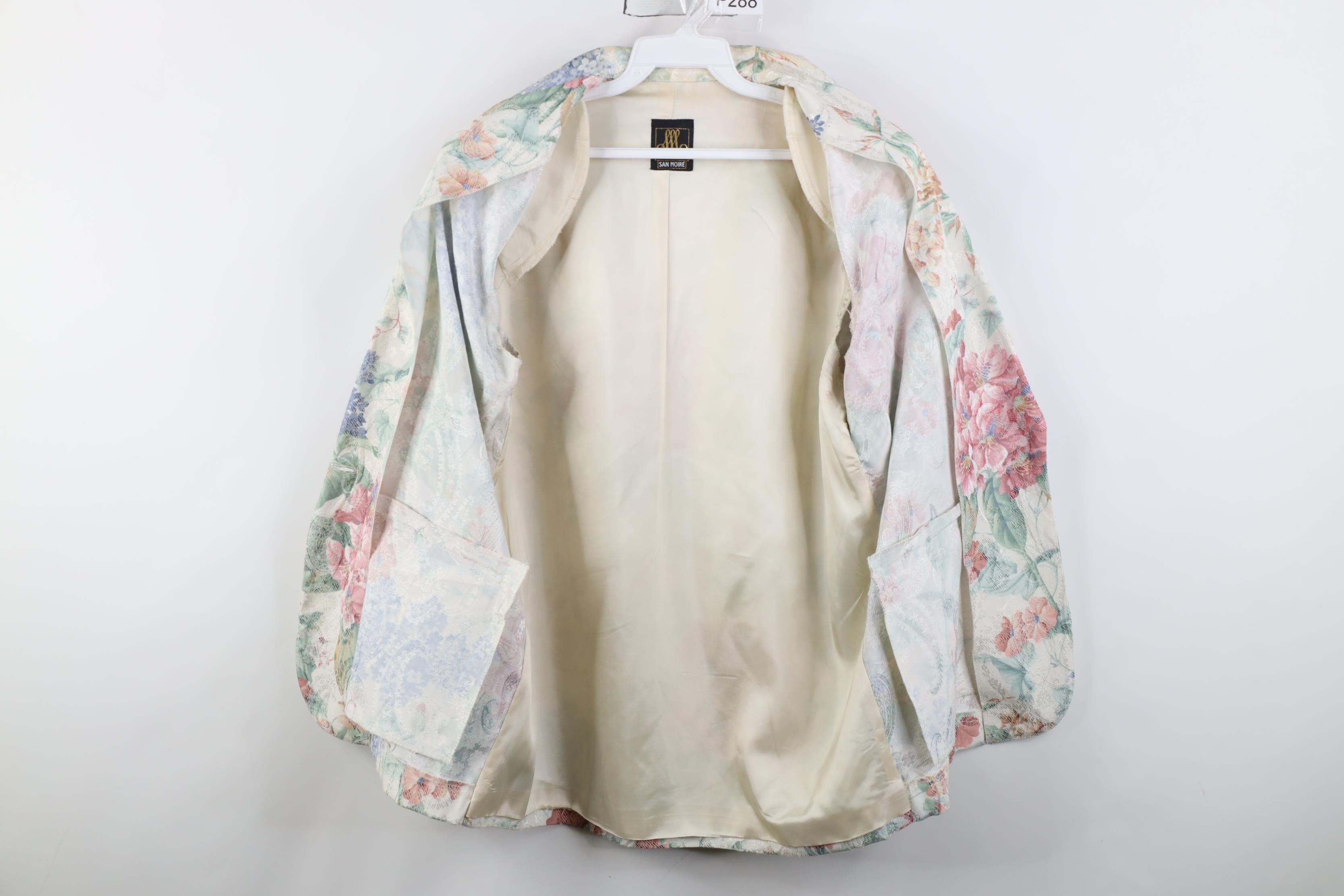 Vintage Vintage 90s Streetwear Flower Paisley Suit Blazer Jacket USA Size M / US 6-8 / IT 42-44 - 9 Thumbnail