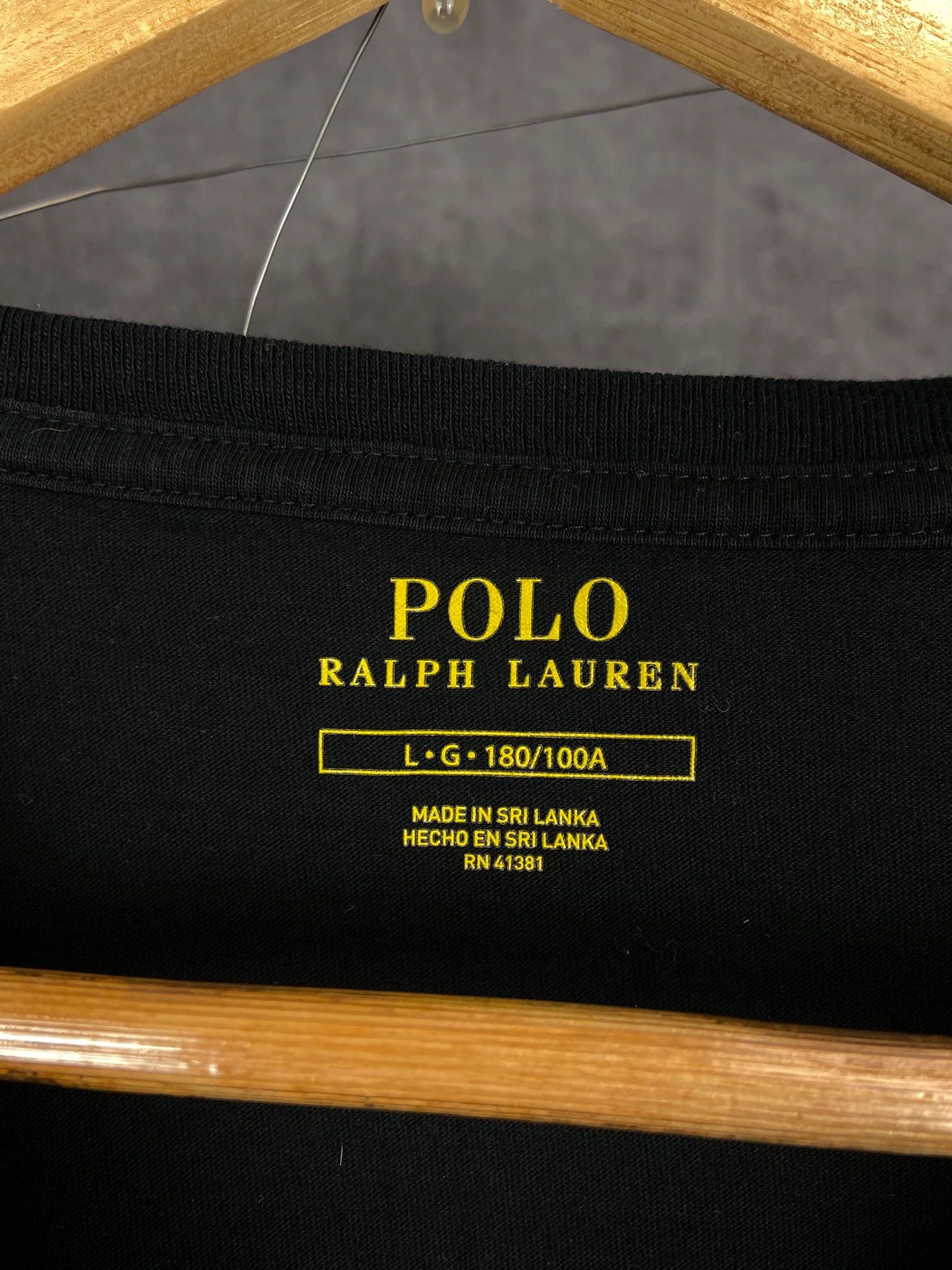 Polo Ralph Lauren Ralph Lauren Black Polo L Classic Vintage Size US L / EU 52-54 / 3 - 3 Thumbnail