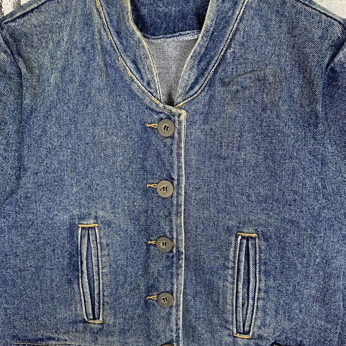 Georges Marciano × Guess Vintage Georges Marciano Iconic Denim Design Denim Jacket Size M / US 6-8 / IT 42-44 - 6 Thumbnail