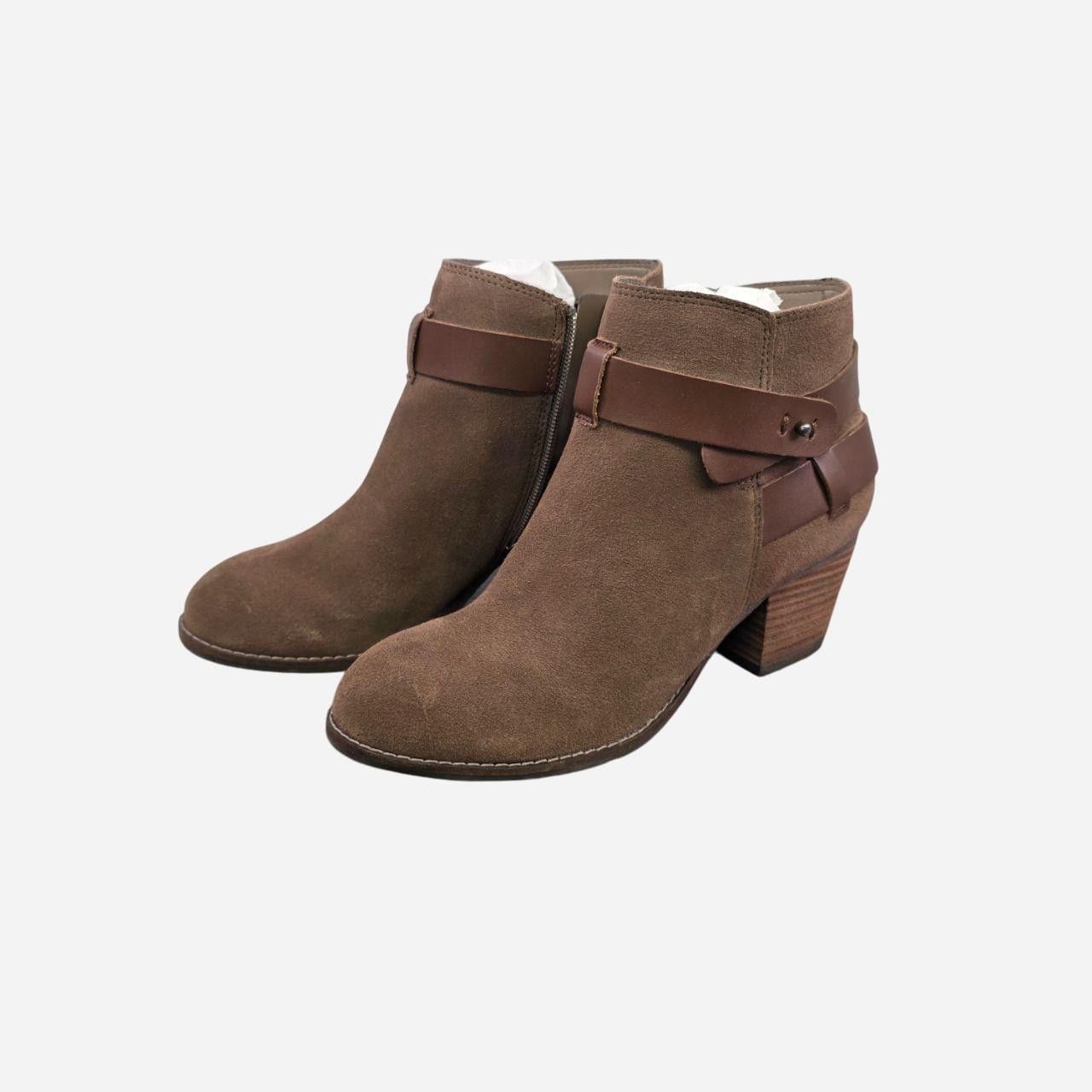 Dolce Vita Ankle Strap Detail Side Zipper Ankle Booties Brown Size US 6.5 / IT 36.5 - 1 Thumbnail