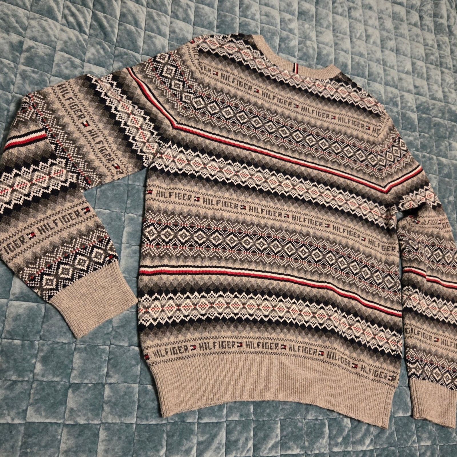 Tommy Hilfiger Tommy Hilfiger Men's Flynn Fair Isle Sweater Size US M / EU 48-50 / 2 - 7 Thumbnail