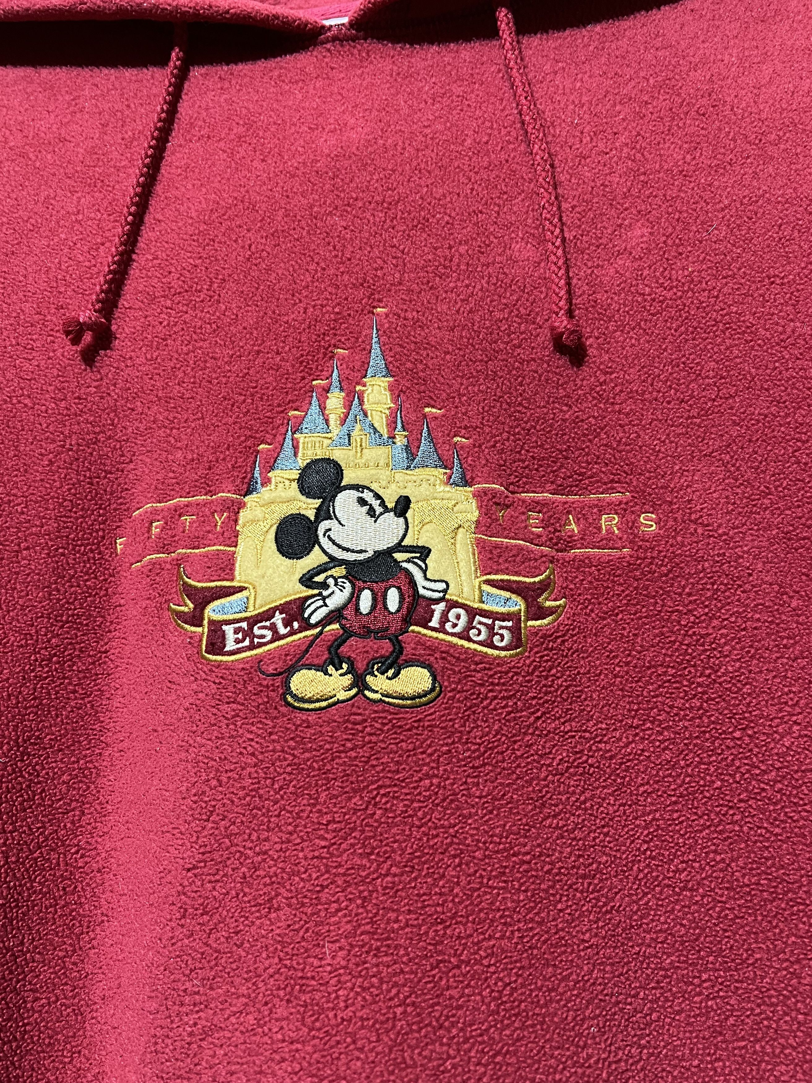 Disney Disney vintage fleece hoodie resort vtg y2k red Size US L / EU 52-54 / 3 - 8 Thumbnail