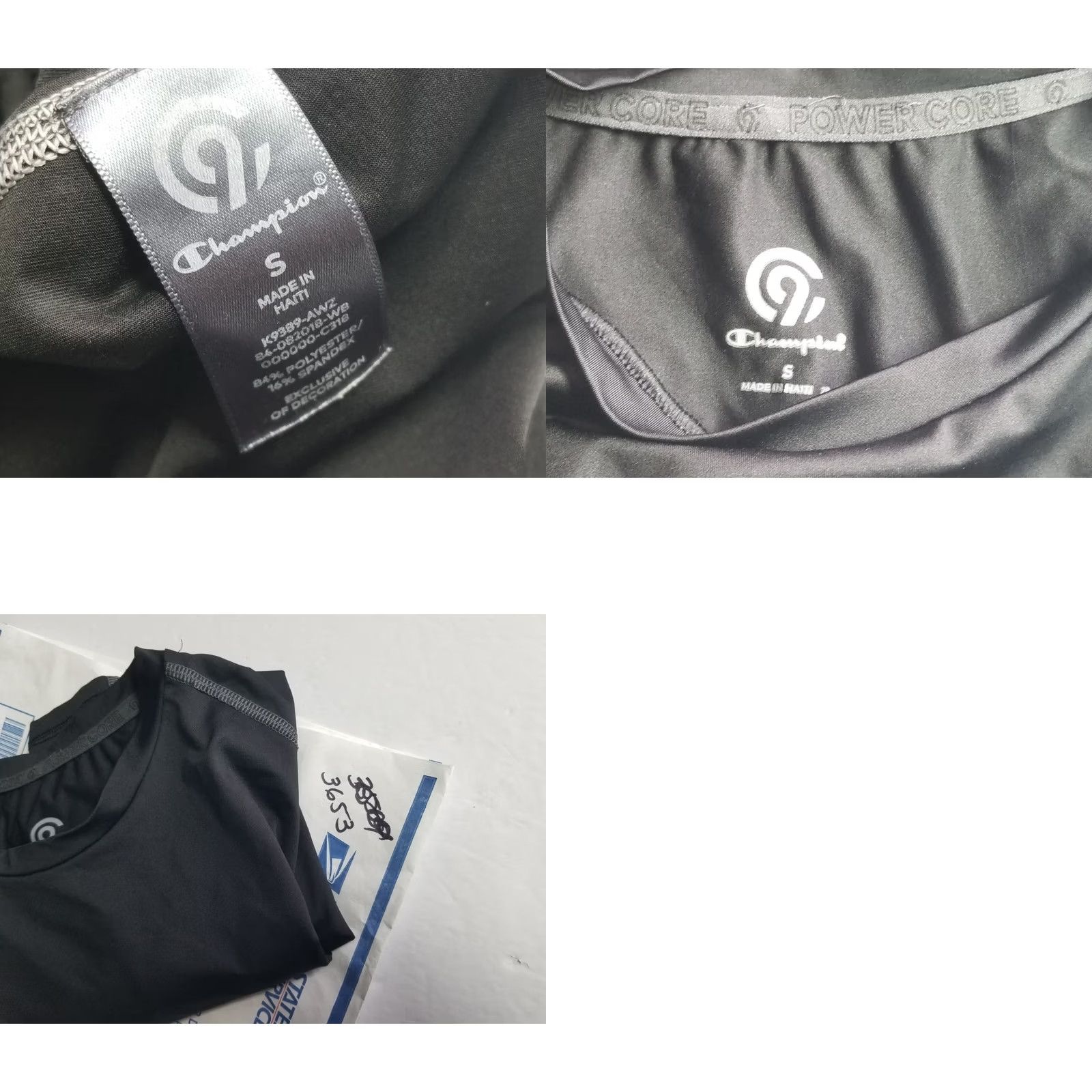 Champion Champion Long Sleeve T-Shirt Black Size Small Men’s Athletic Shirt Size US S / EU 44-46 / 1 - 8 Thumbnail