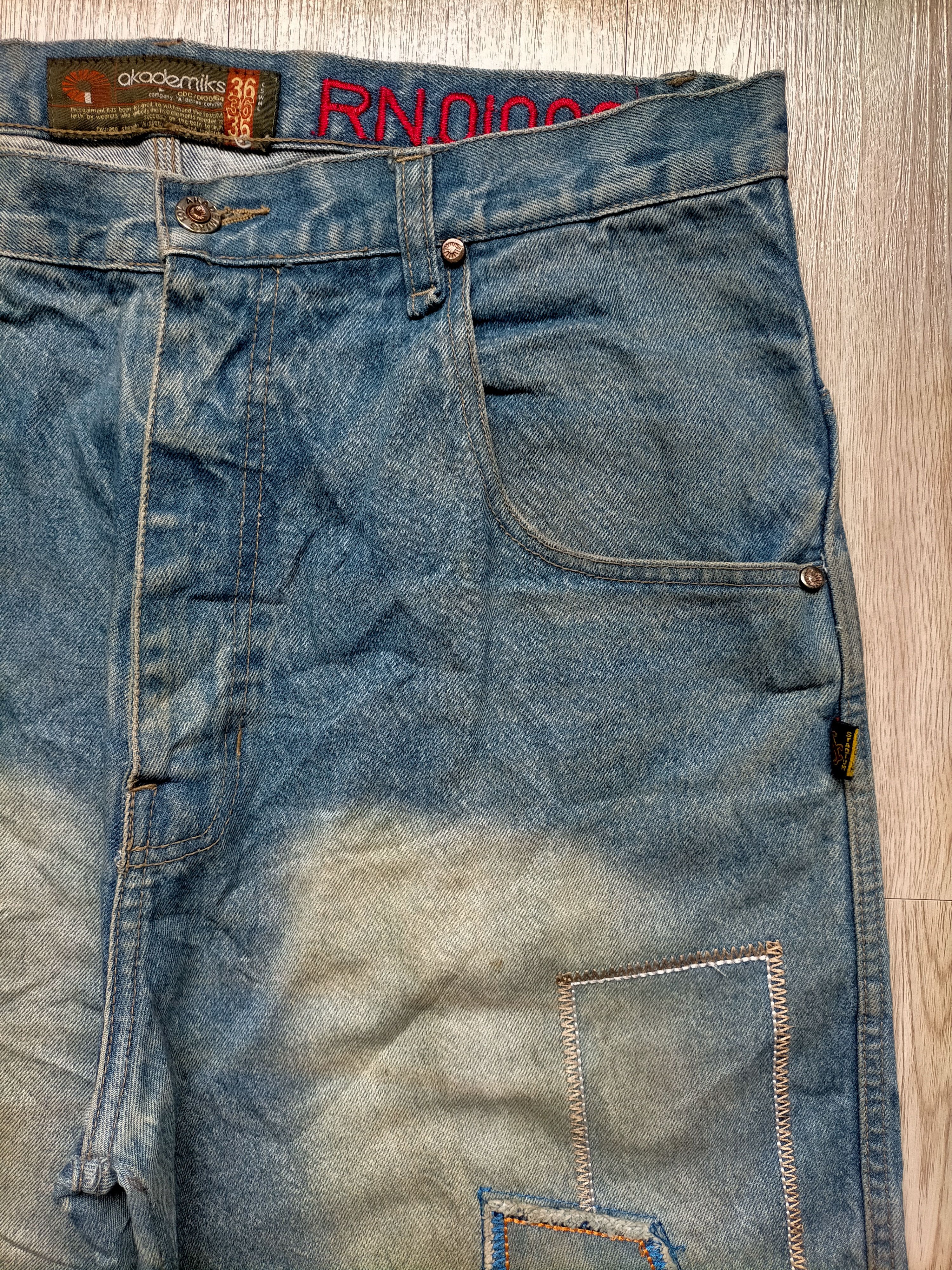Akademiks Akademiks Baggy Patchwork blue Jeans Size US 36 / EU 52 - 5 Thumbnail