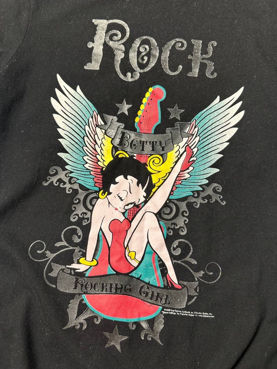Vintage 🔥Vintage 00s Betty Boop Ed Hardy Vibe Rock T Shirt Size M / US 6-8 / IT 42-44 - 6 Thumbnail