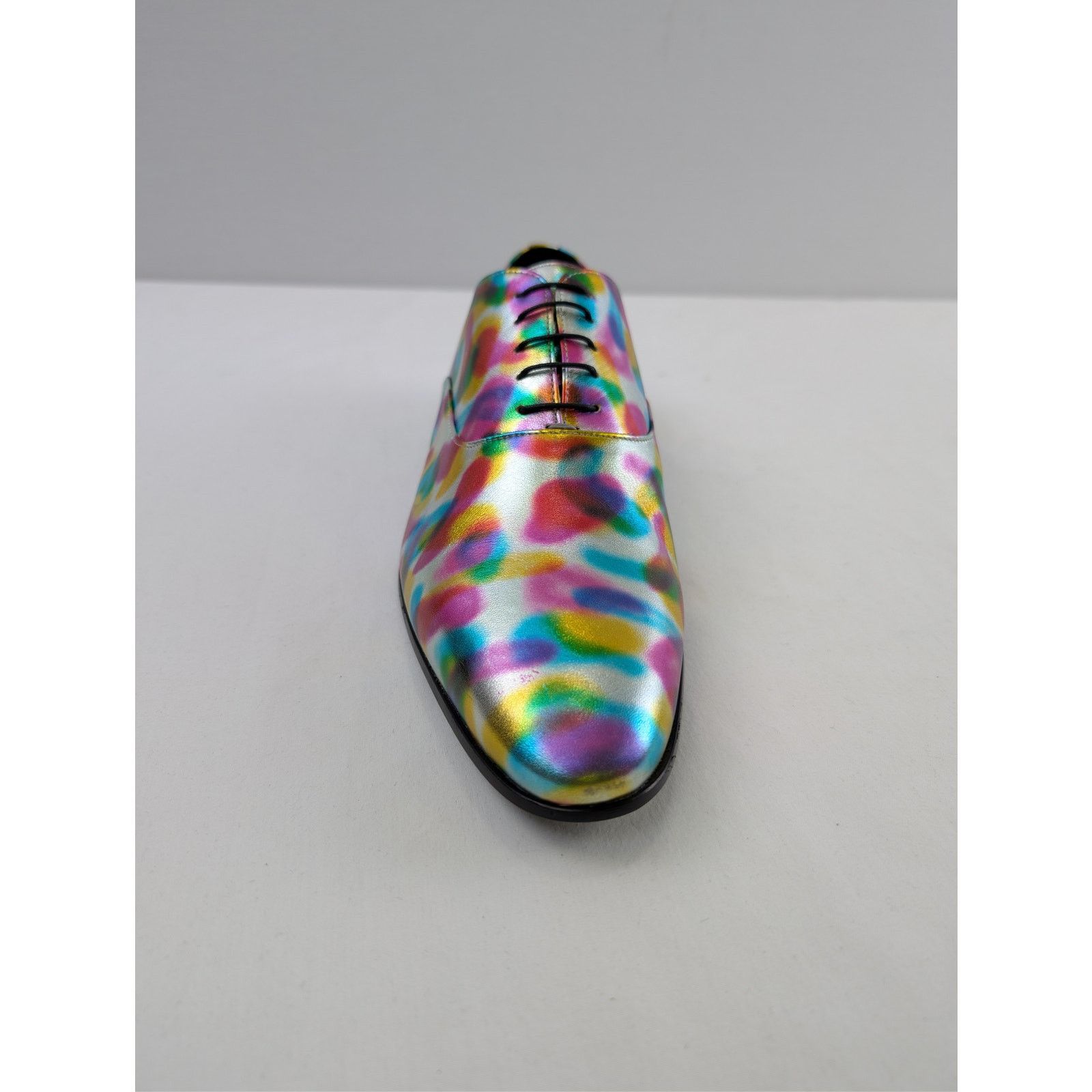 Saint Laurent Paris o1rshd1 Q:2 / Paint Oxford Derby Shoe boots in Multicolor Size US 10 / EU 43 - 10 Thumbnail
