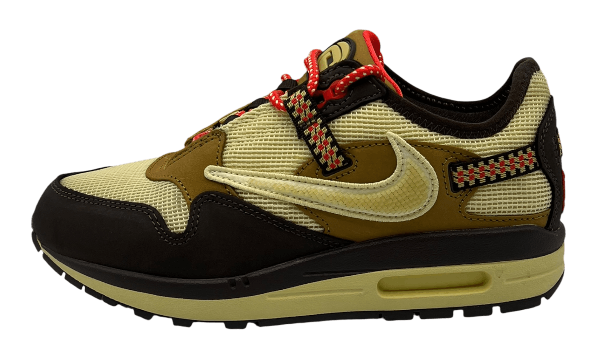 Nike Travis Scott x Air Max 1 "Cactus Jack Baroque Brown" (PreOwn Size US 5.5 / EU 38 - 1 Thumbnail