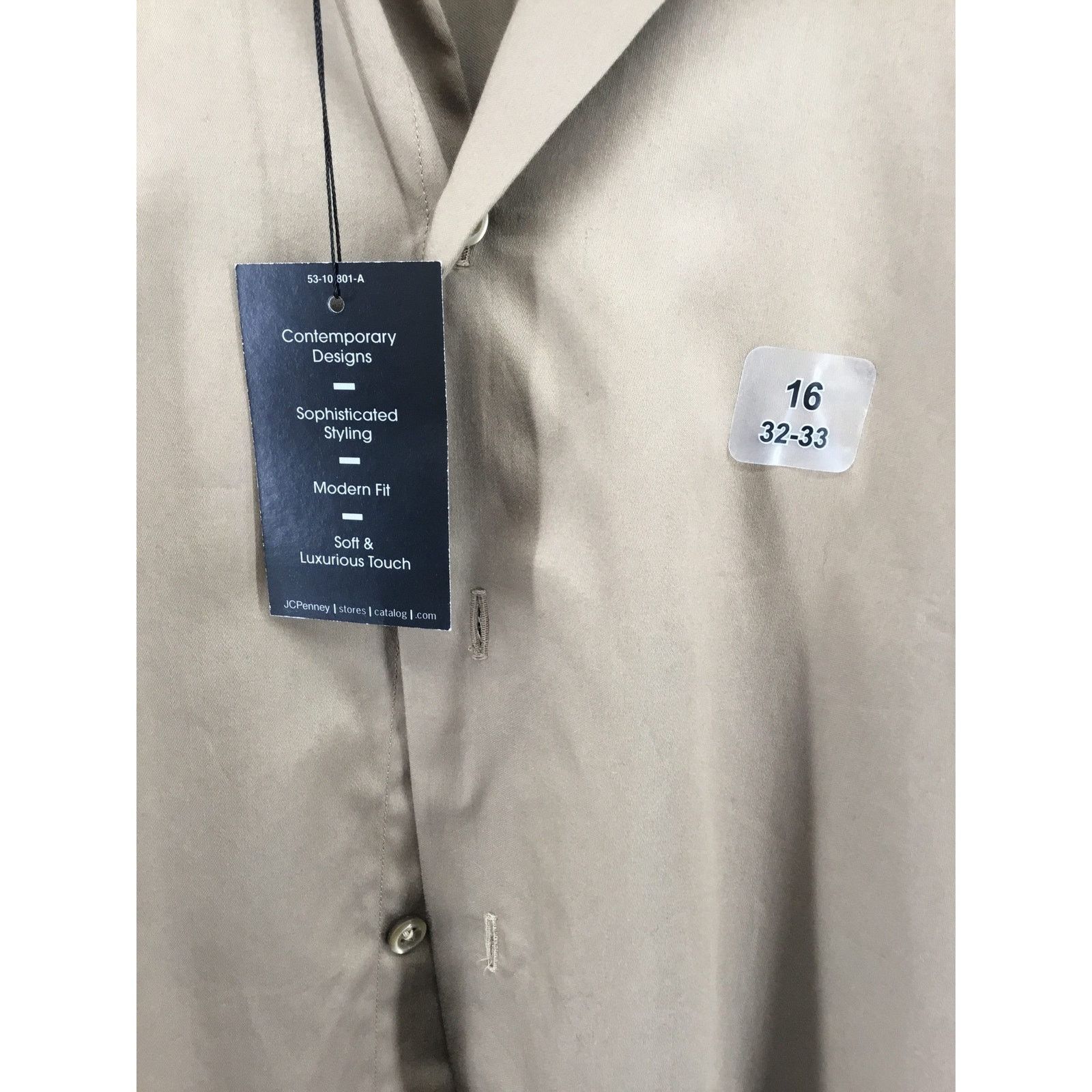 J Ferrar J. Ferrar Men's Luxury Button Up Dress Shirt 16 32-33 NWT Size US S / EU 44-46 / 1 - 3 Thumbnail