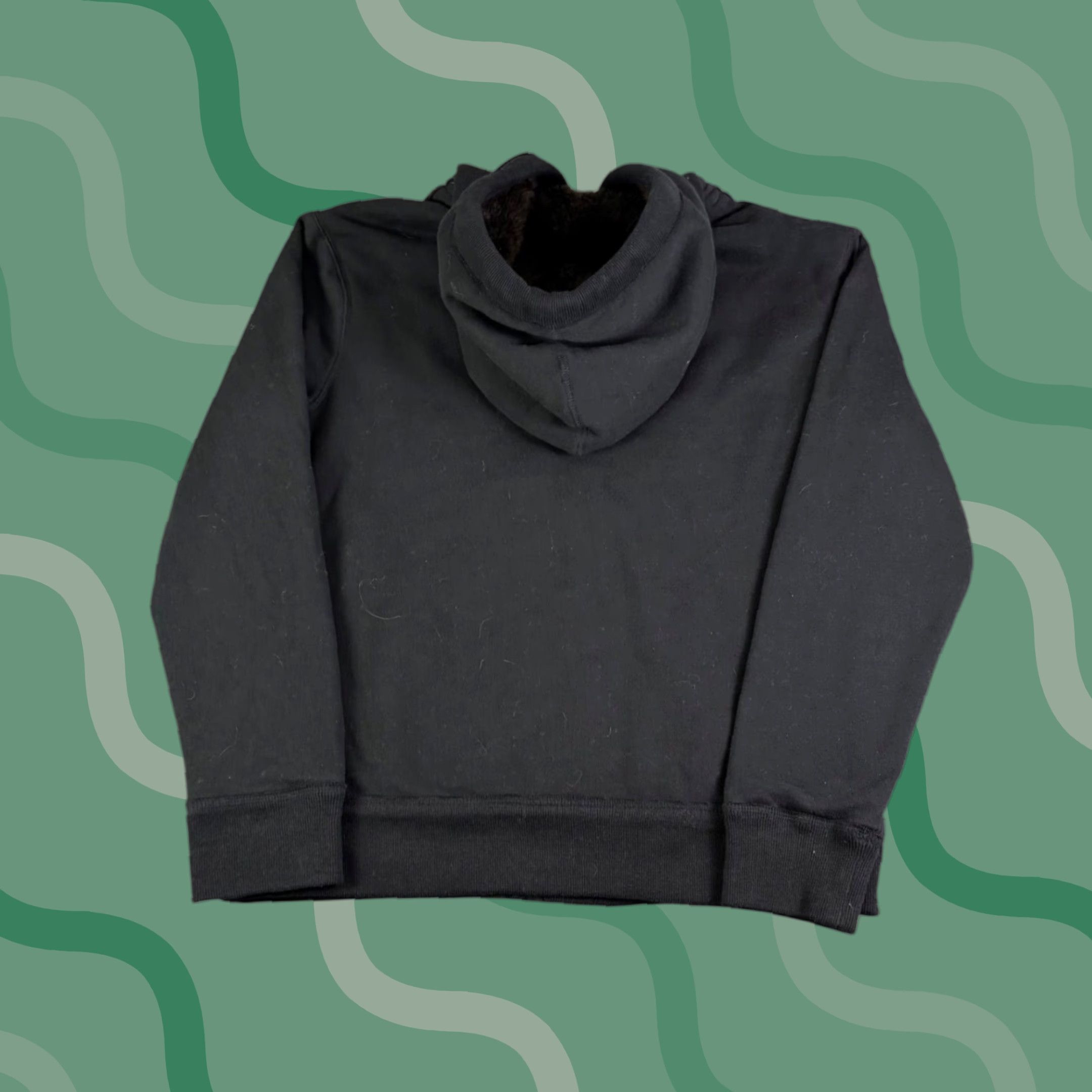 Aeropostale Aeropostale Hoodie Full Zip Sherpa Lined Black Medium Fleece Jacket Men Series College Outdoor Logo Zipper Pockets Graphic Print Size US M / EU 48-50 / 2 - 1 Thumbnail