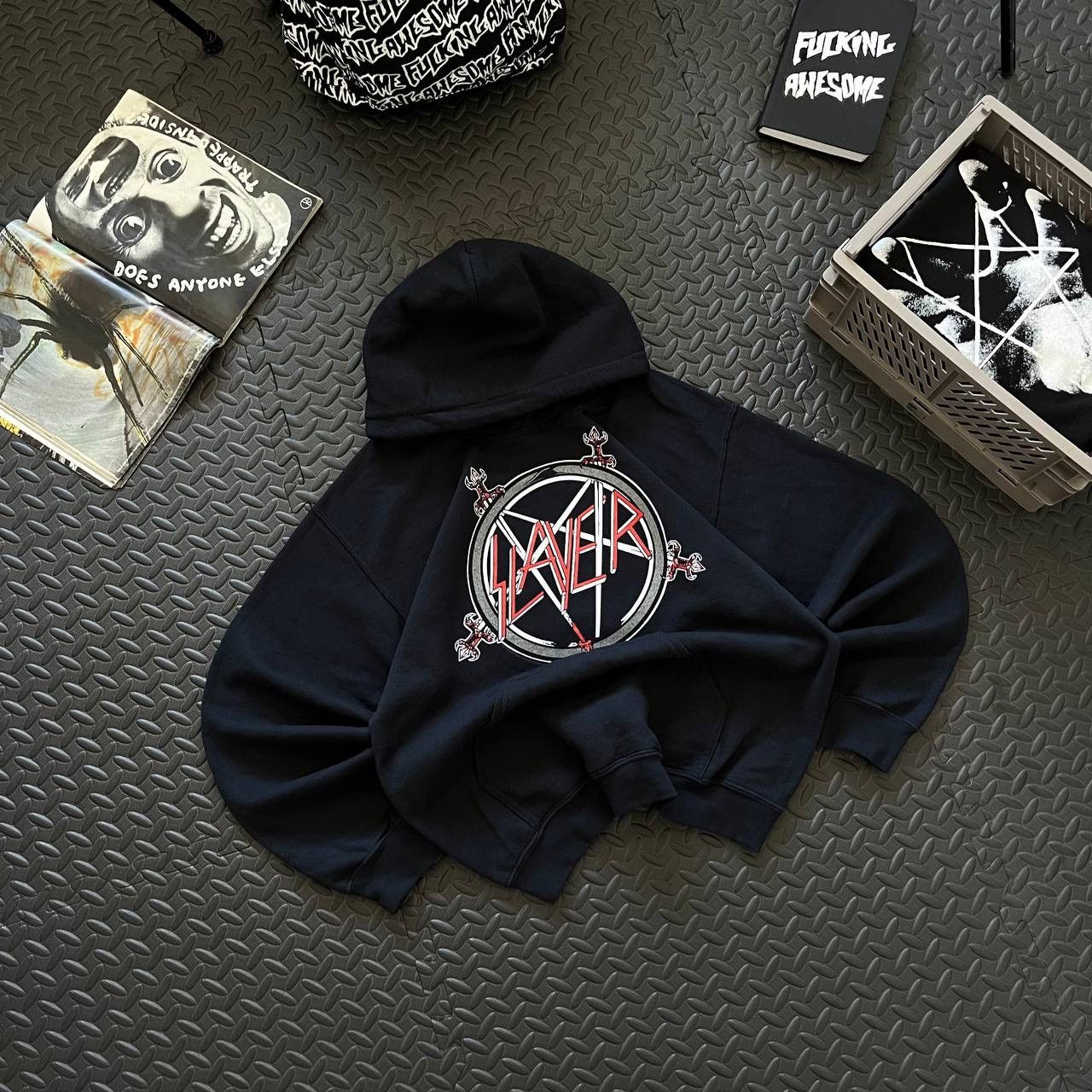 Slayer vintage hoodie slayer y2k Size US S / EU 44-46 / 1 - 2 Thumbnail