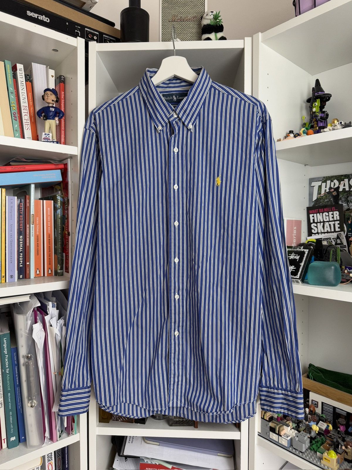 Designer × Polo Ralph Lauren × Ralph Lauren Vintage y2k Polo Ralph Lauren striped longsleeve shirt M 90s Size US L / EU 52-54 / 3 - 1 Thumbnail