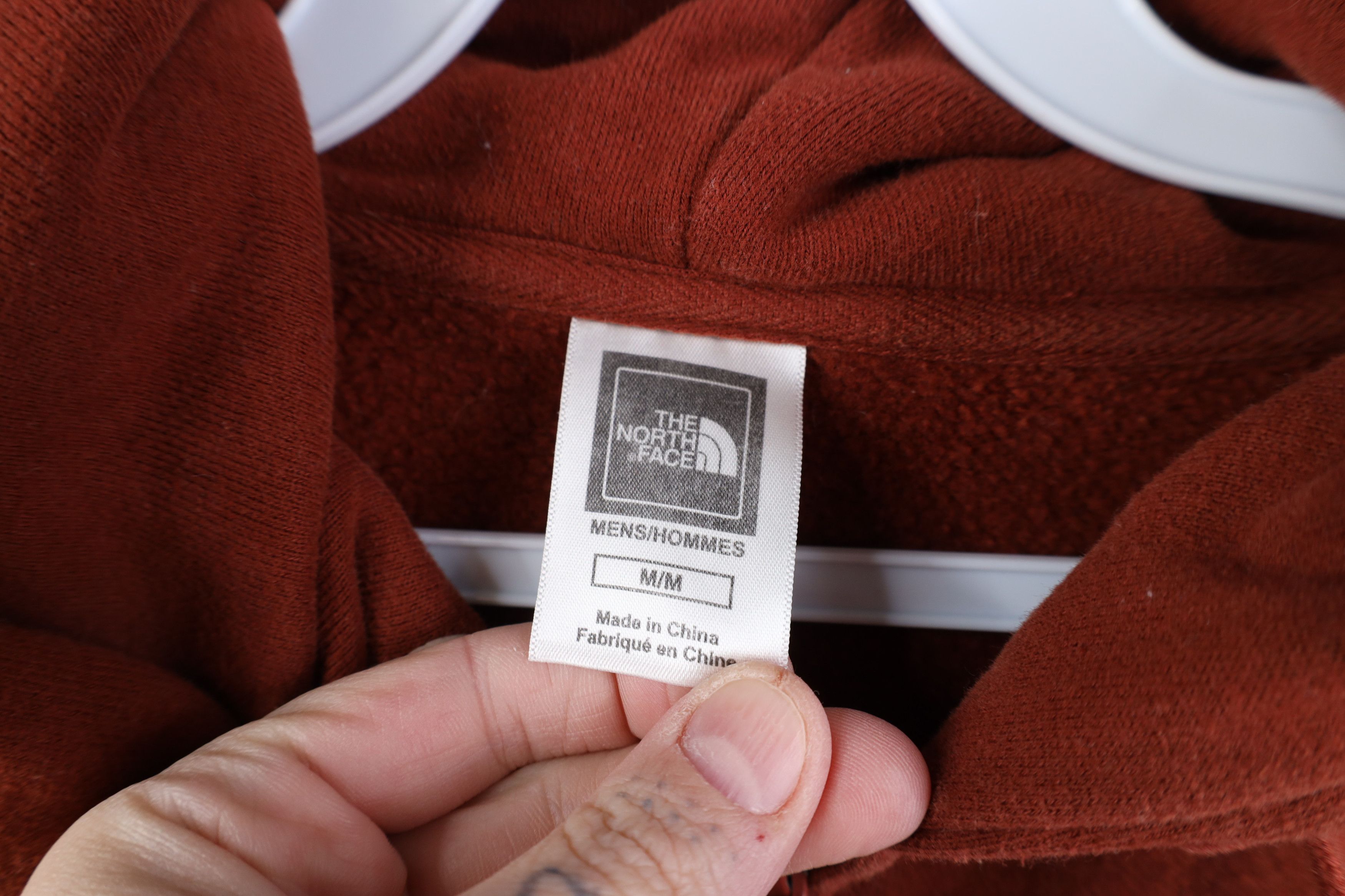 The North Face Vintage Y2K The North Face Logo Heavy Full Zip Hoodie Rust Size US S / EU 44-46 / 1 - 6 Thumbnail