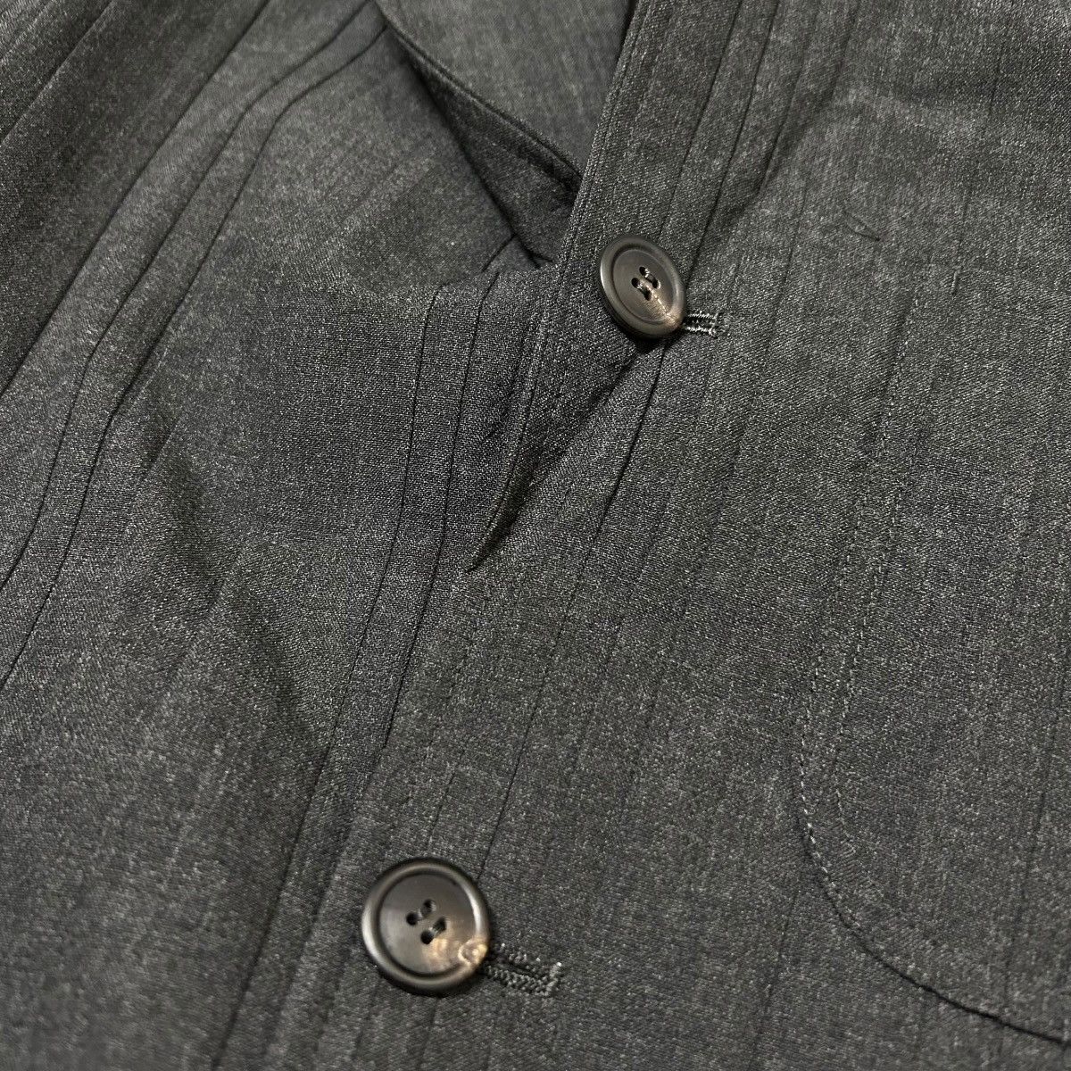 Issey Miyake 711 ISSEY MIYAKE MEN suit set up gray pleats design archive Size 40R - 13 Thumbnail