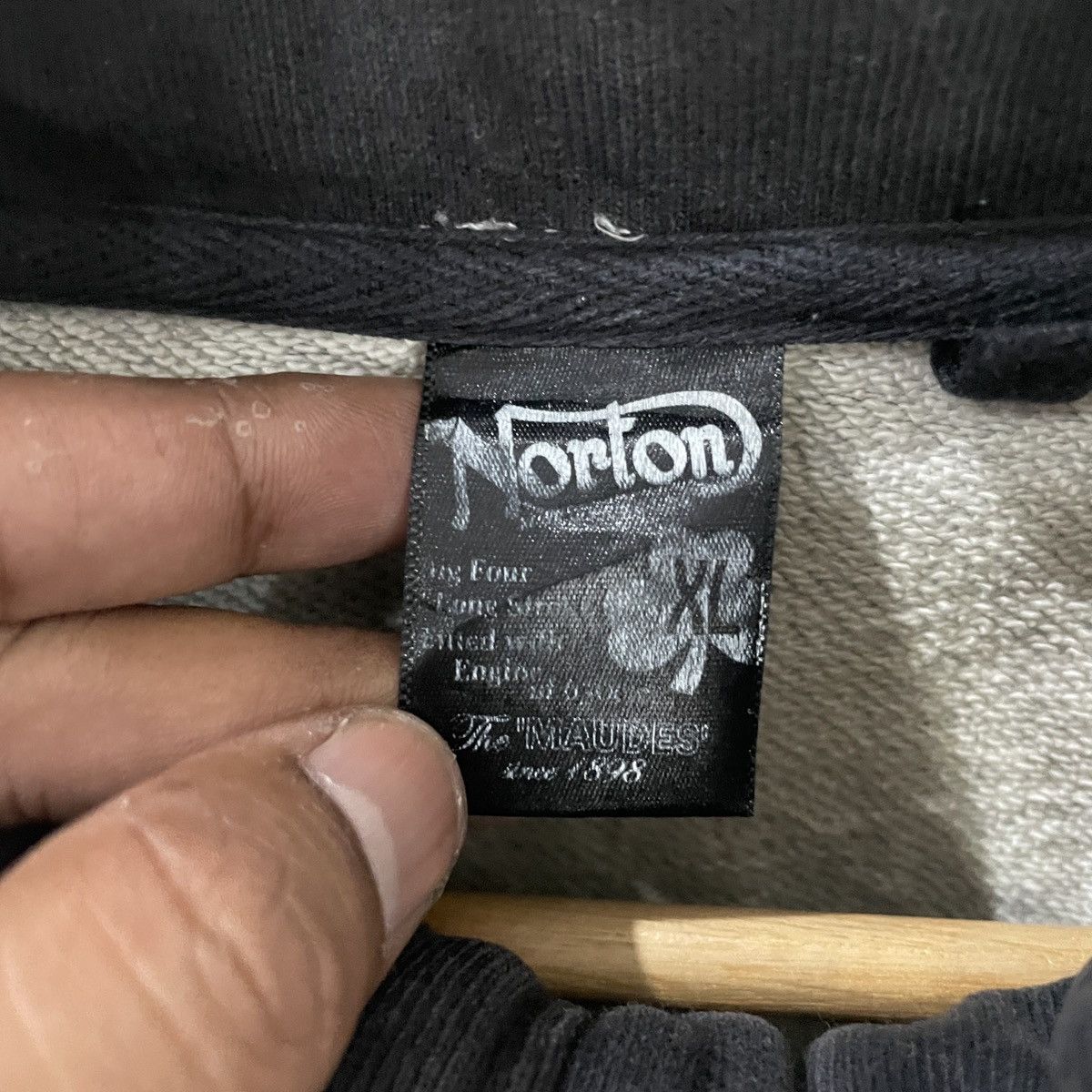 Norton Vintage Norton Embroidery Big Logo Jacket Size XL / US 12-14 / IT 48-50 - 6 Thumbnail