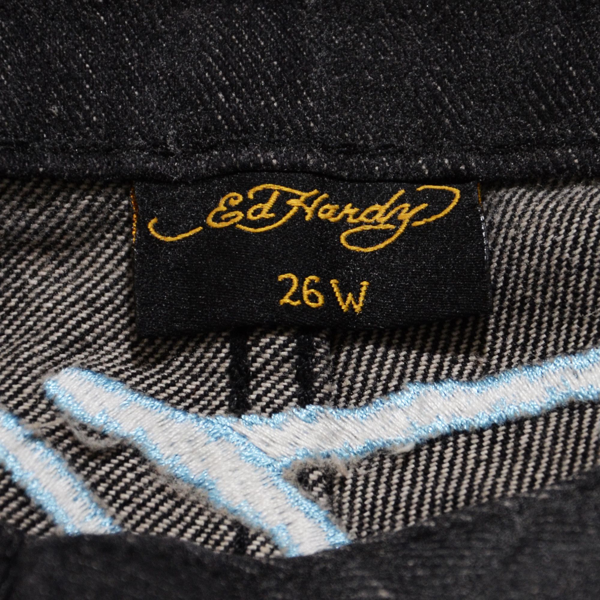 Ed Hardy [Defects & Button Lost] Ed Hardy Jeans Baggy Streetwear Size US 32 / EU 48 - 3 Thumbnail