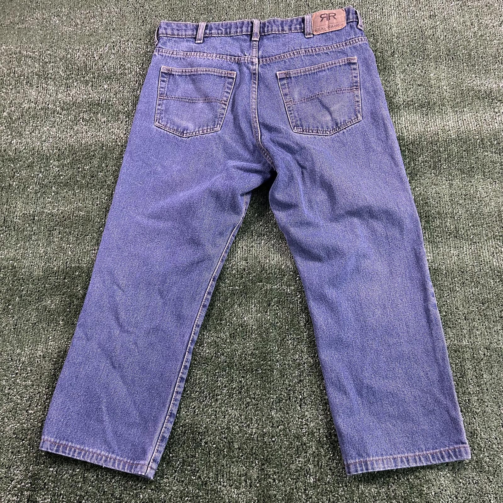 Other Real Ranch Men's Relaxed Fit Jeans 36x30 Size US 36 / EU 52 - 3 Thumbnail