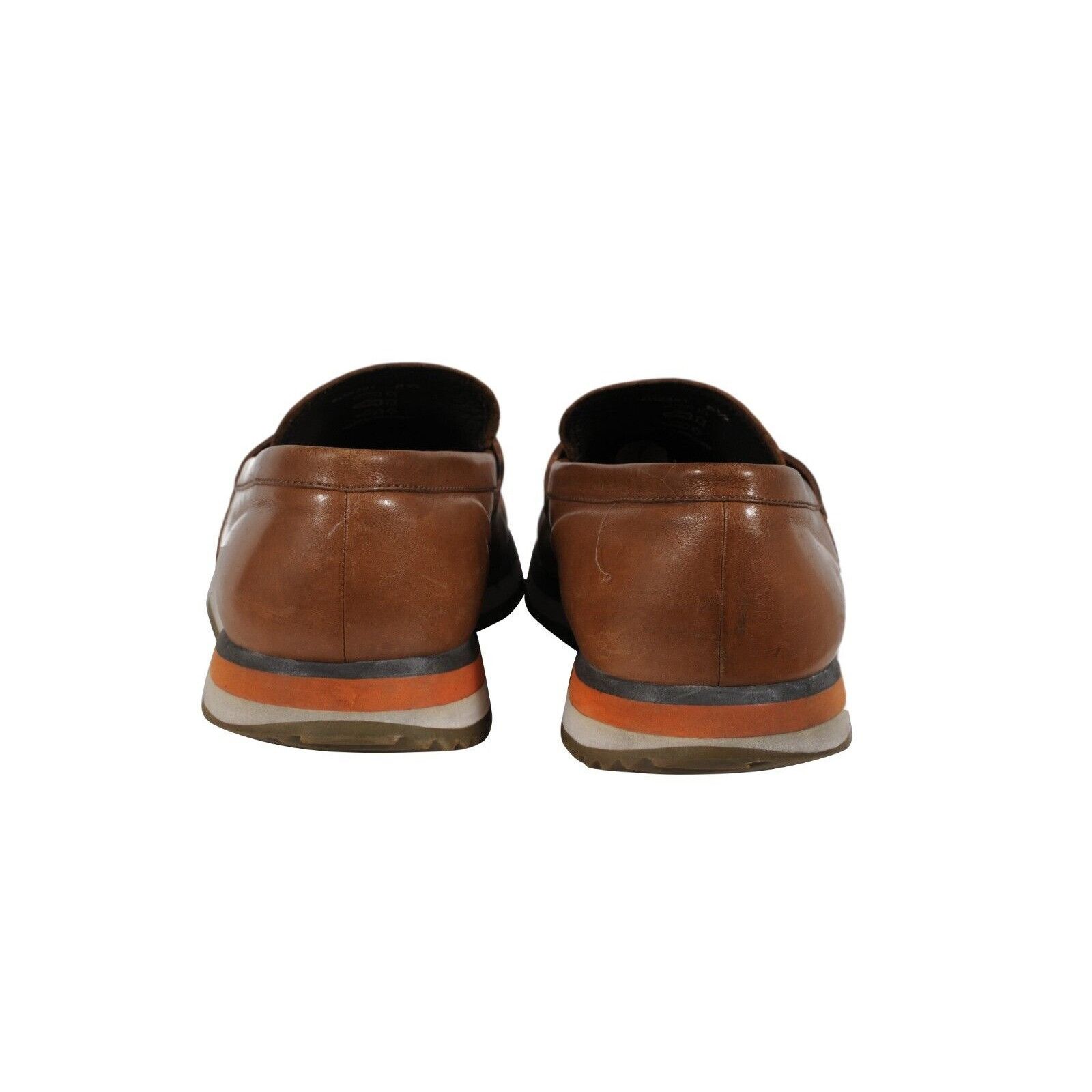 Prada Penny Loafers Brown Leather - 02475 Size US 9.5 / EU 42-43 - 5 Thumbnail