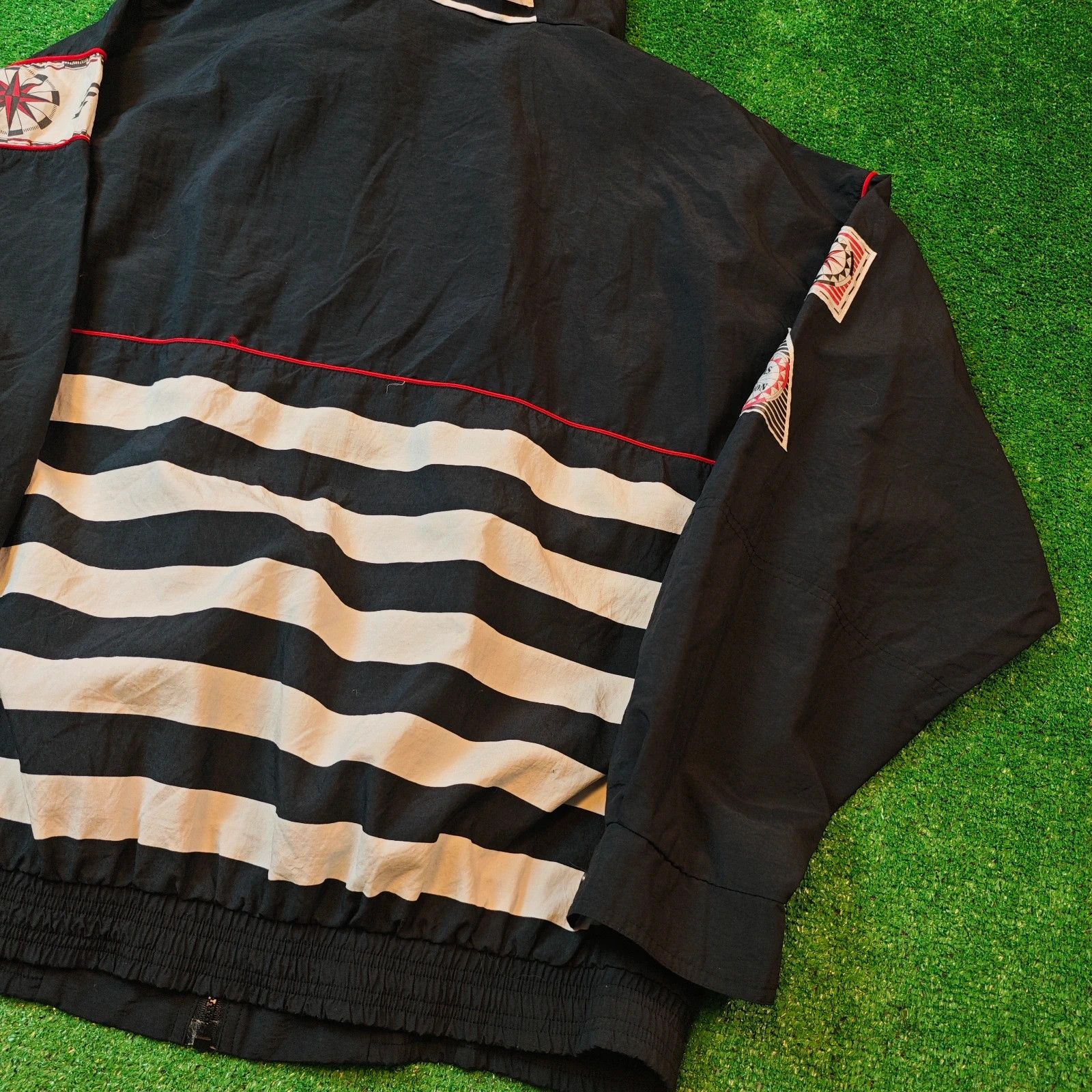 Reebok Vintage Reebok Jacket Mens Medium full zip striped Size US M / EU 48-50 / 2 - 3 Thumbnail