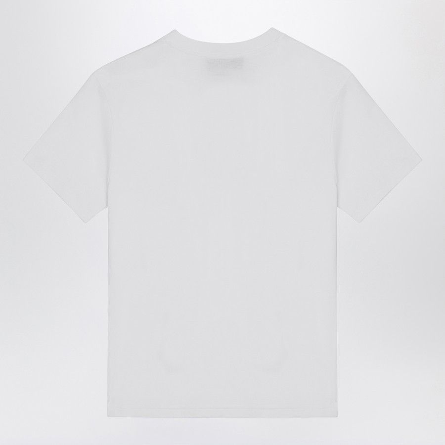 Gucci o1d2blof0824 Cotton T-Shirt With Logo Print in White Size M / US 6-8 / IT 42-44 - 2 Thumbnail