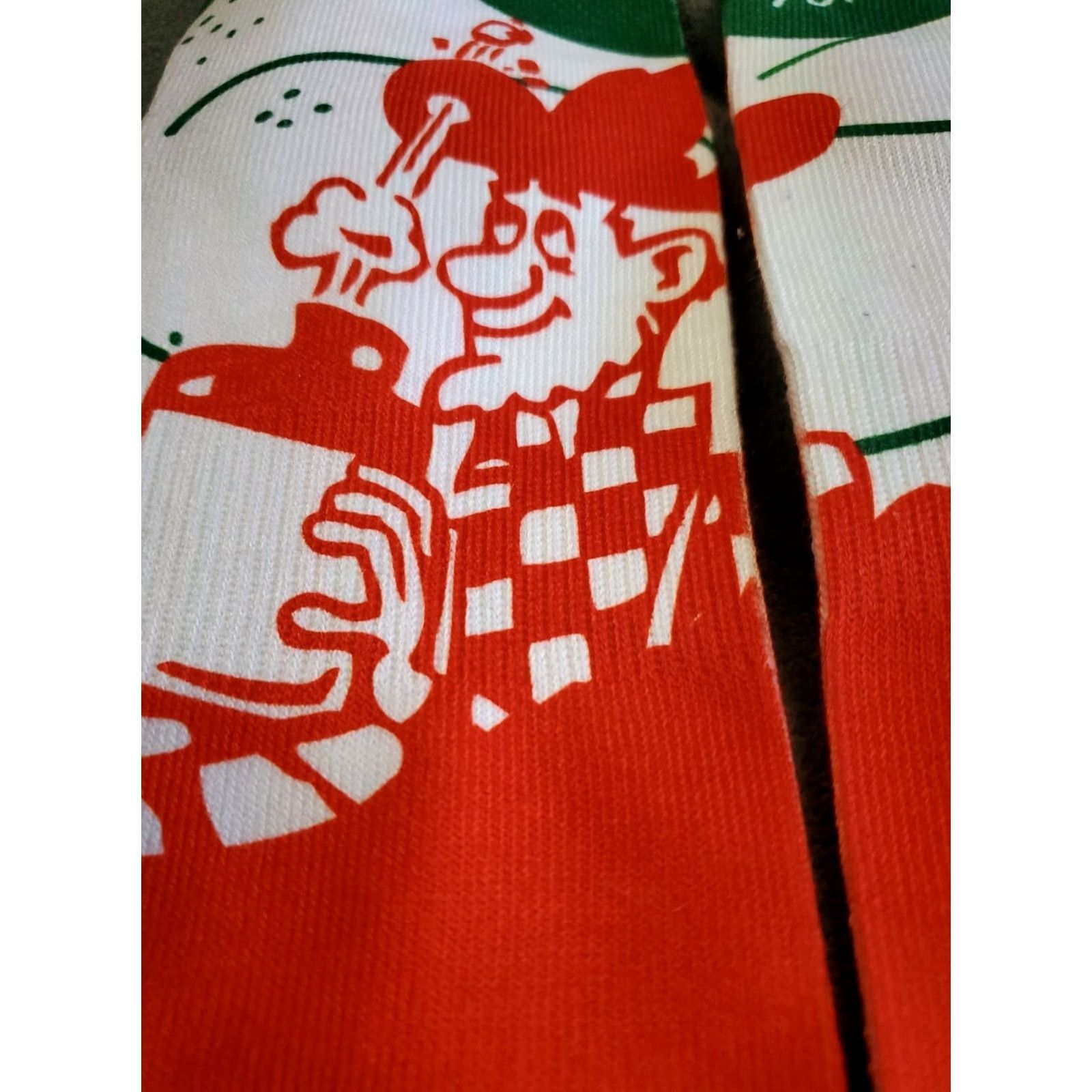 Logo 7 VINTAGE Mountain Dew Odd Sox Crew Socks 6-13 Men Green White Red Logo 90s/Retro Mens Size ONE SIZE - 2 Thumbnail