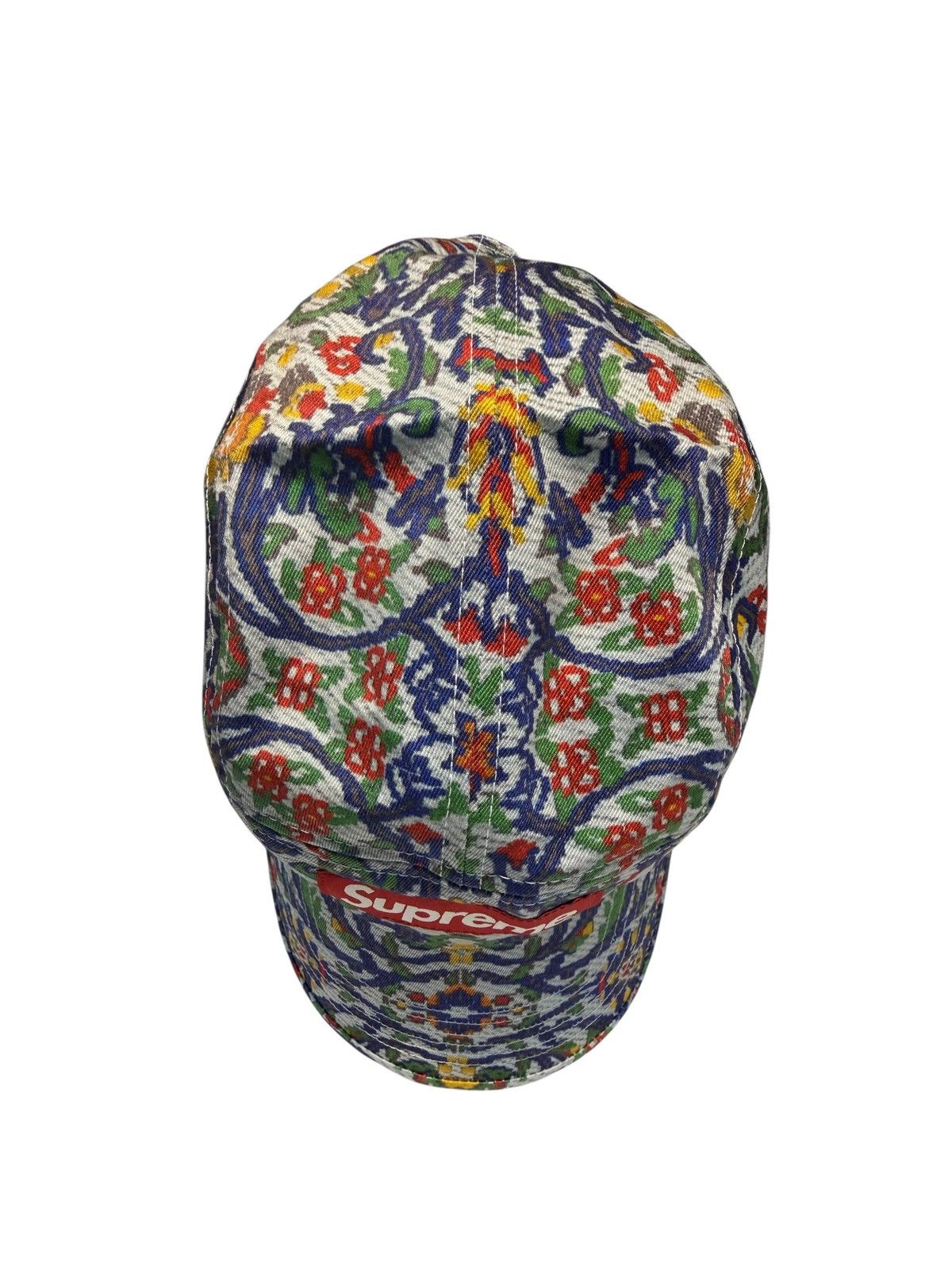 Supreme Supreme Washed Chino Twill Camp Cap 'Tapestry' 2023 NWT Size ONE SIZE - 5 Thumbnail