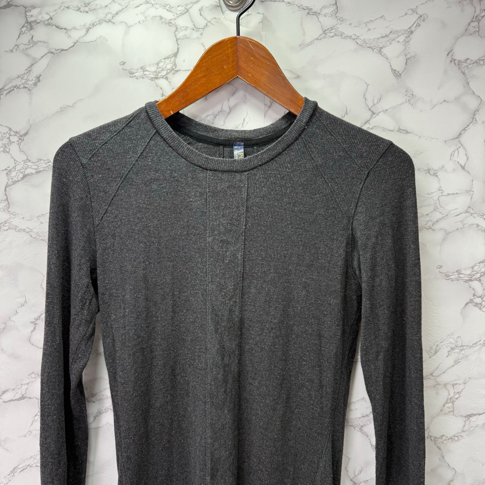 Polo Ralph Lauren Polo Ralph Lauren Women’s Thermal Top Shirt sz M Gray #H5 Size M / US 6-8 / IT 42-44 - 6 Thumbnail