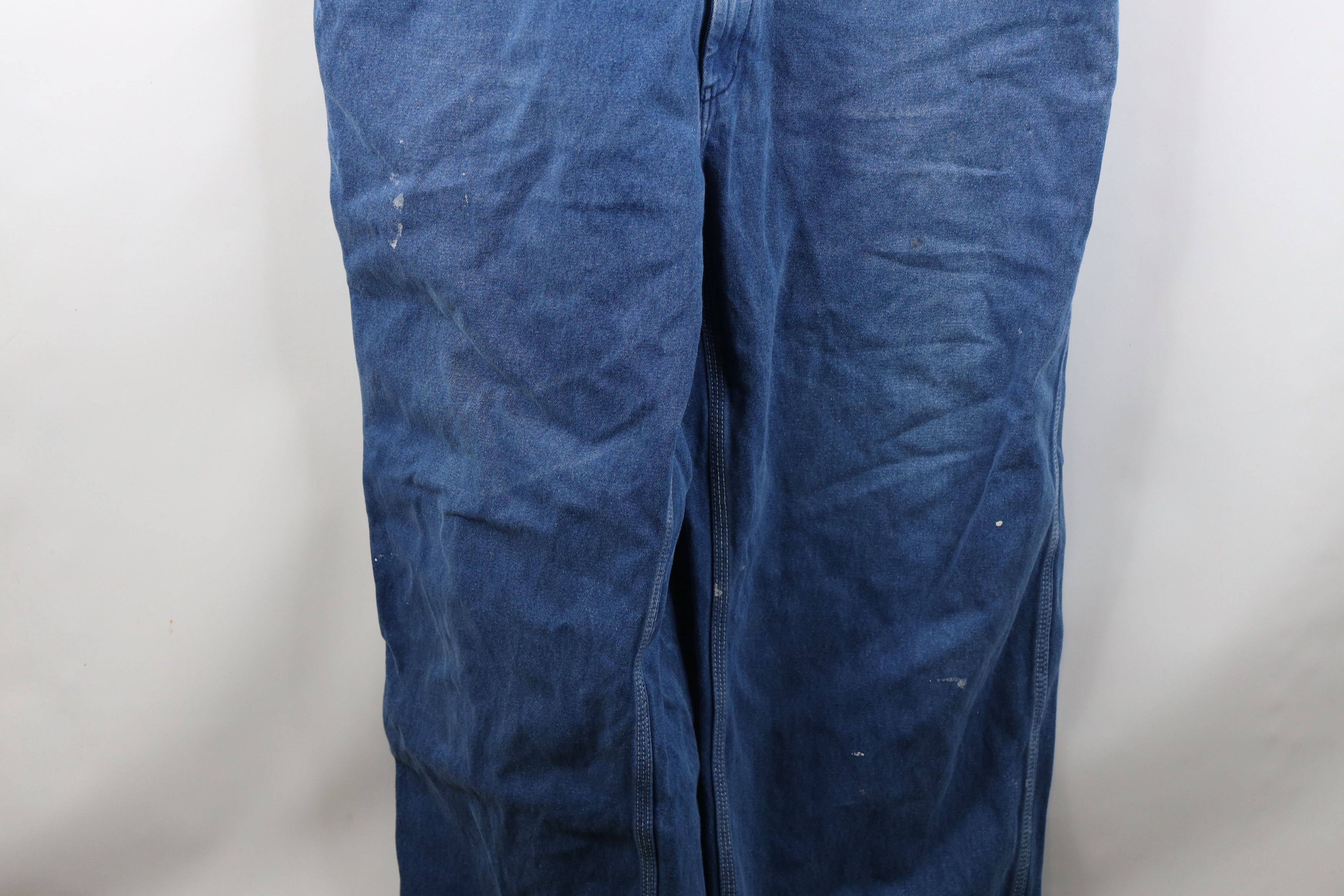 Vintage Vintage Y2K Streetwear Distressed Wide Leg Denim Overalls Size US 44 / EU 60 - 2 Thumbnail