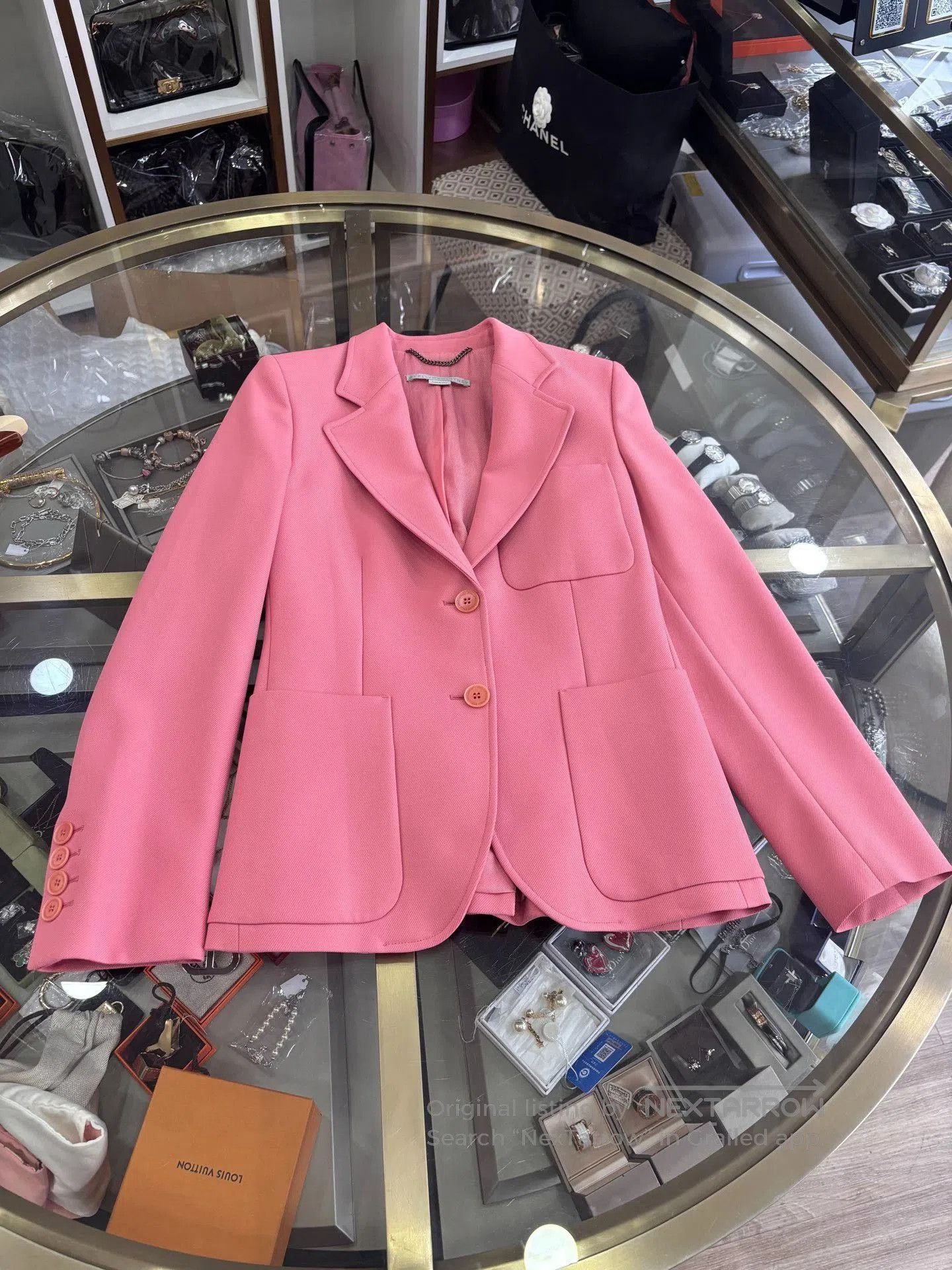 Stella McCartney Stella McCartney Pink Blazer Size 36. Size XS / US 0-2 / IT 36-38 - 5 Thumbnail