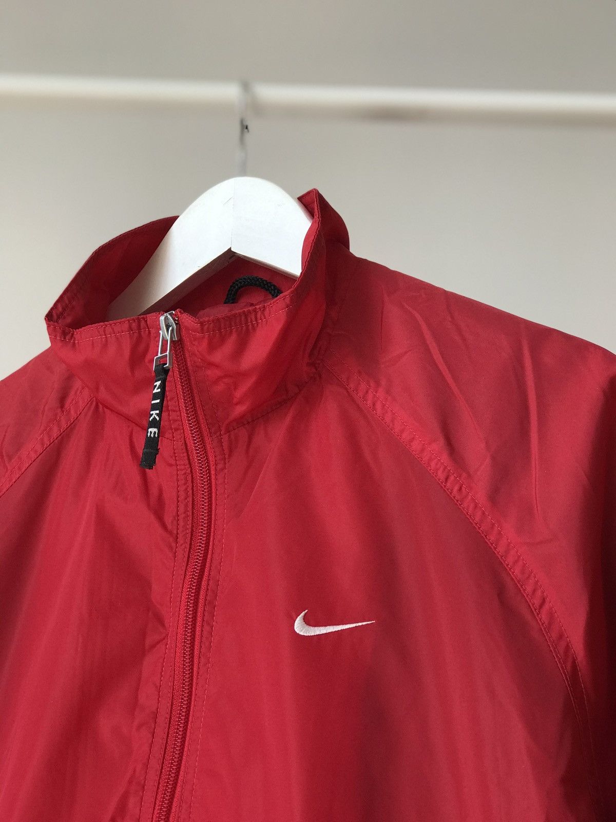 Nike VINTAGE NIKE NYLON JACKET WINDBREAKER Y2K DRILL HOT RED Size US S / EU 44-46 / 1 - 5 Thumbnail