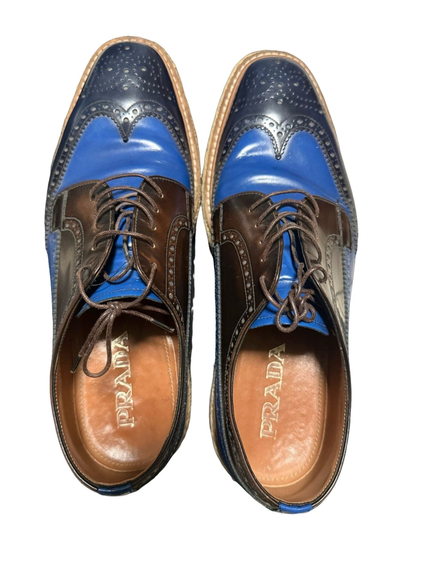 Prada Prada Multi-Color Platform Brogues Size 7.5 Size US 8.5 / EU 41-42 - 1 Thumbnail