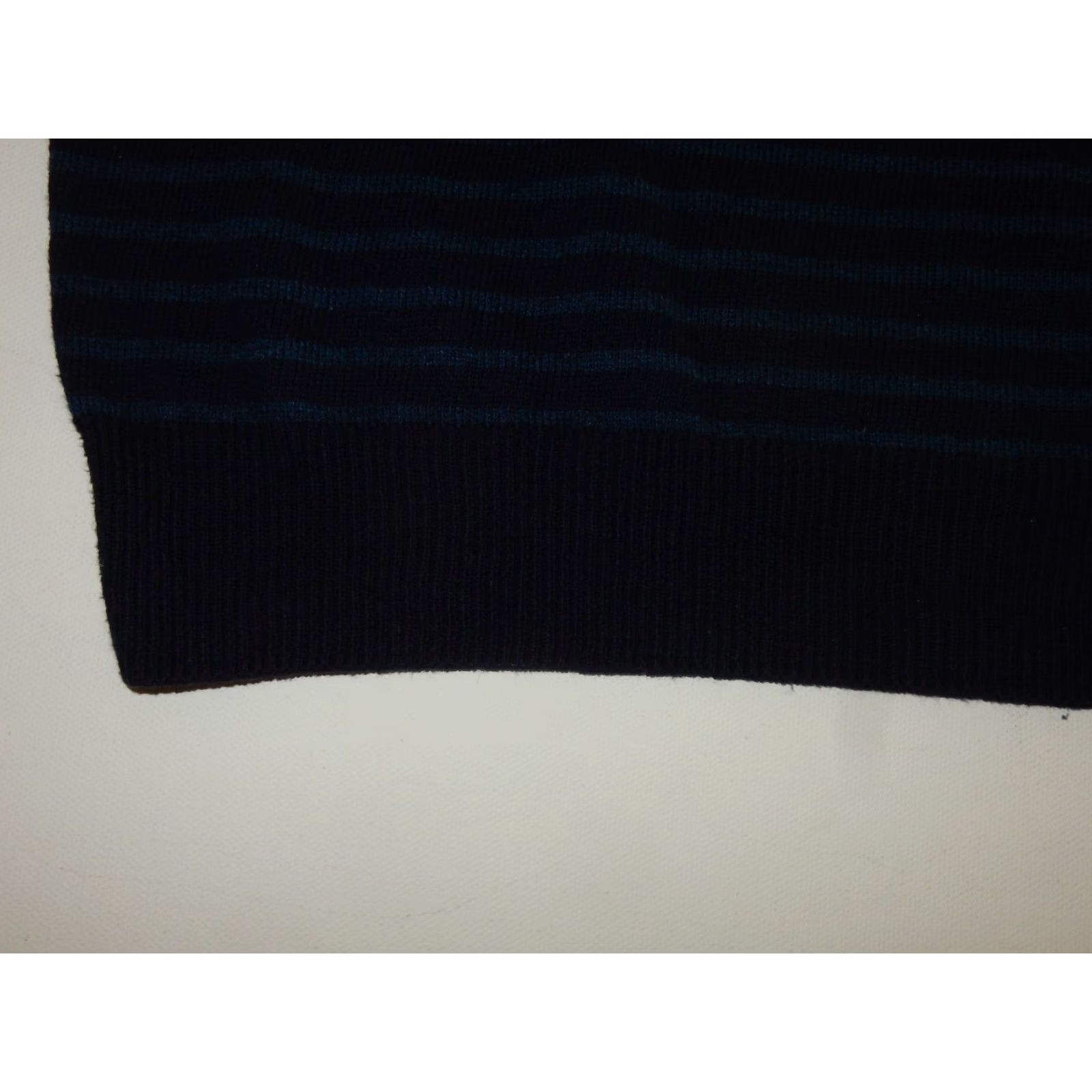J.Crew VINTAGE J.CREW Men's Sweater L Slim Fit Striped Pullover Blue Casual Size US L / EU 52-54 / 3 - 2 Thumbnail