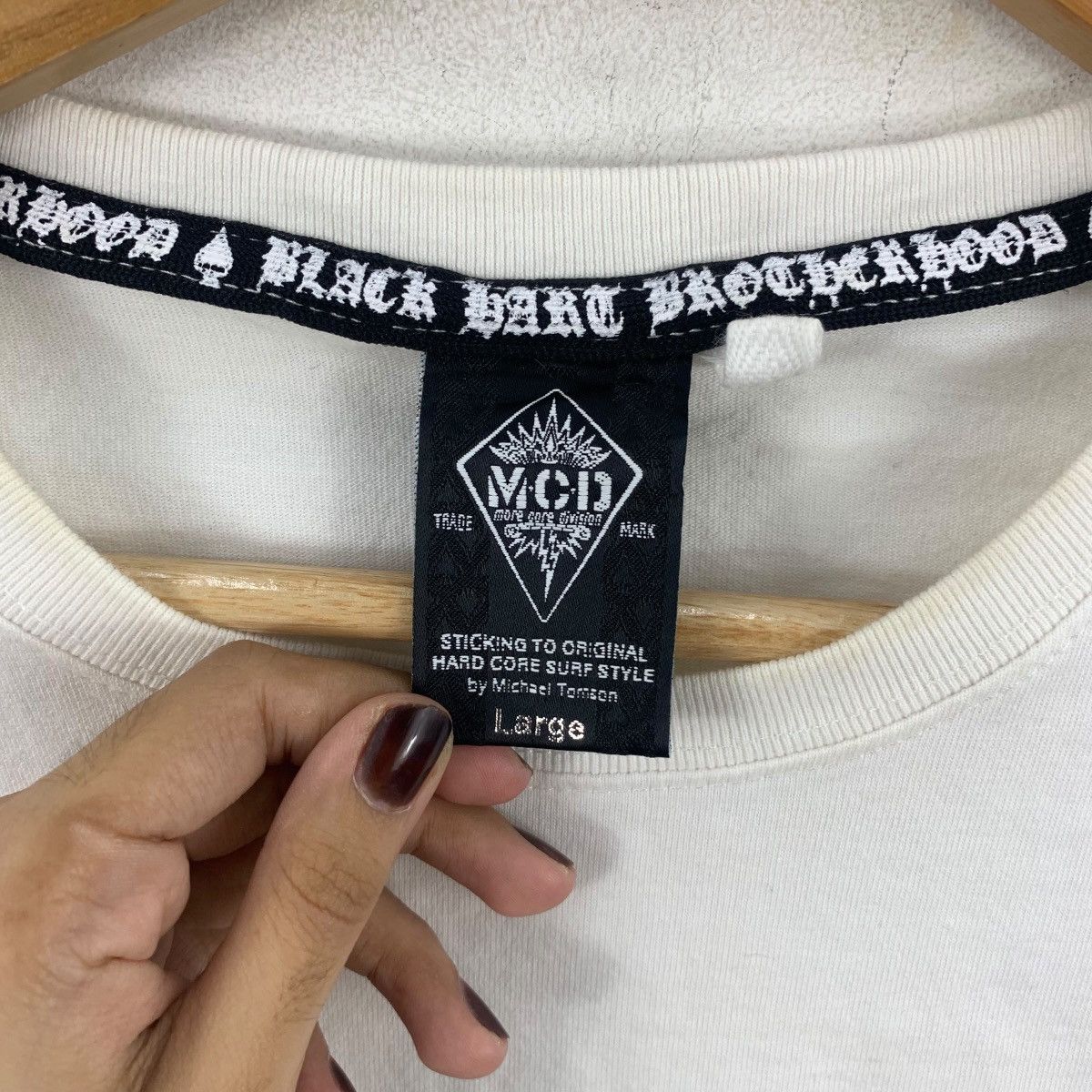 Other MCD MORE CORE DIVISION Hardcore Surf Style Tee Shirt Top Size US L / EU 52-54 / 3 - 9 Thumbnail