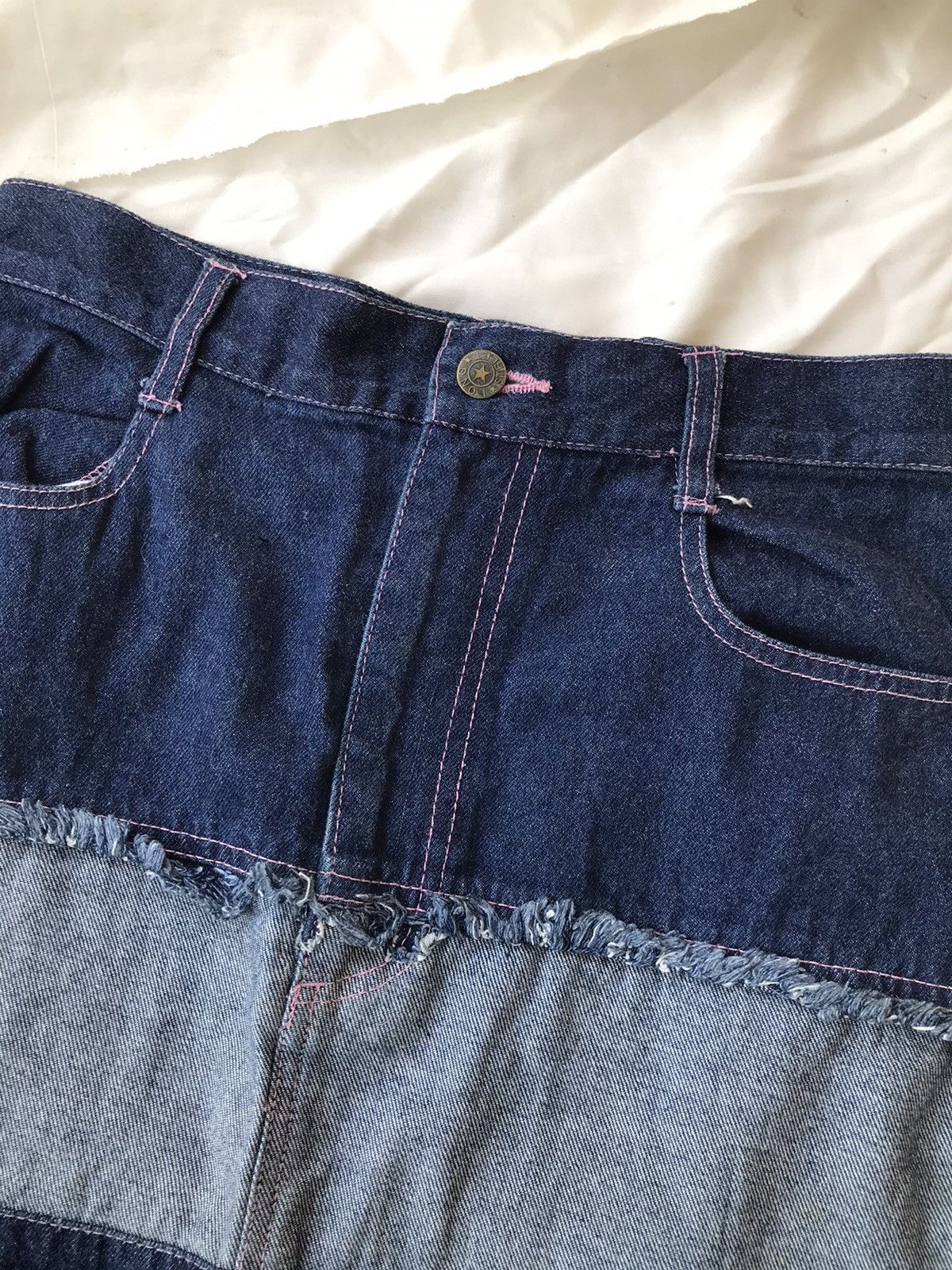 Hysteric Glamour Undefined Patchwork Skirt Kinky jeans hysteric style Size 28" / US 6 / IT 42 - 5 Thumbnail