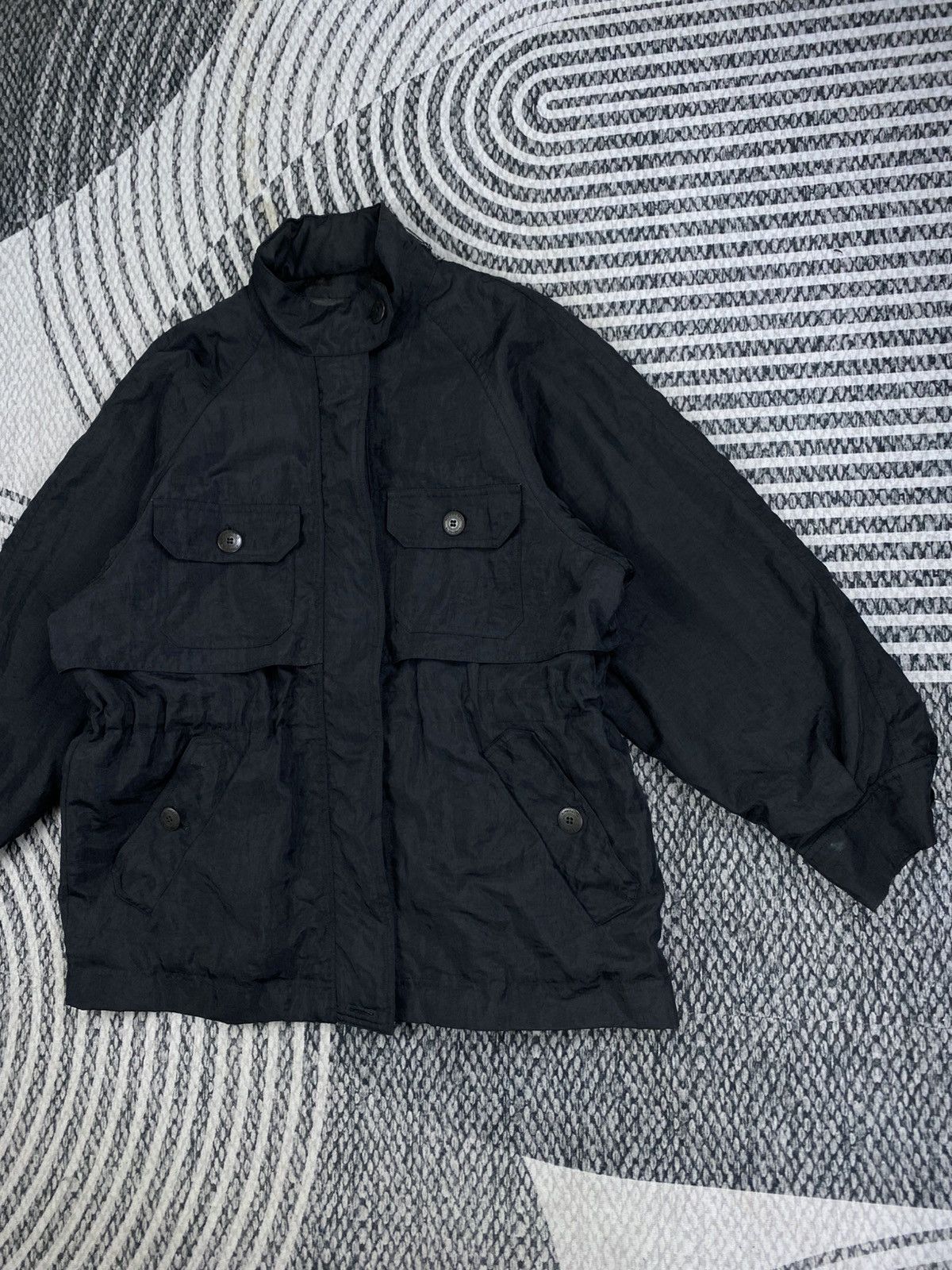 Weekend Max Mara Maxmara Weekend Black Utility Multipocket Zipper Jacket Size M / US 6-8 / IT 42-44 - 4 Thumbnail