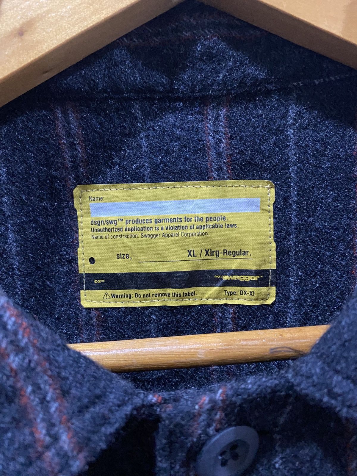 Japanese Brand × Swagger Swagger Japan Wool Jacket Size US XL / EU 56 / 4 - 5 Thumbnail