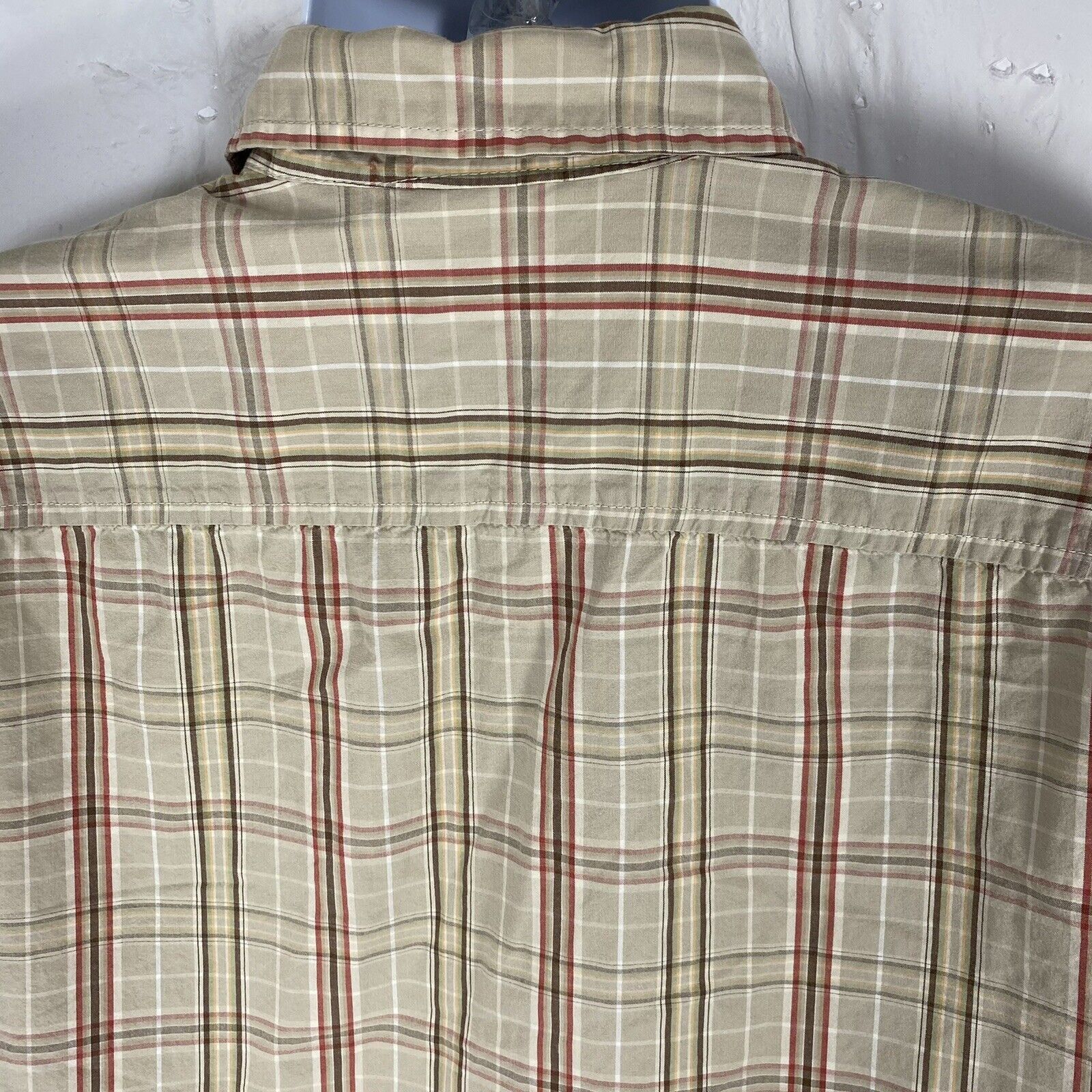 Timberland Timberland Light Brown Plaid Button Down Casual Shirt Size US L / EU 52-54 / 3 - 7 Thumbnail
