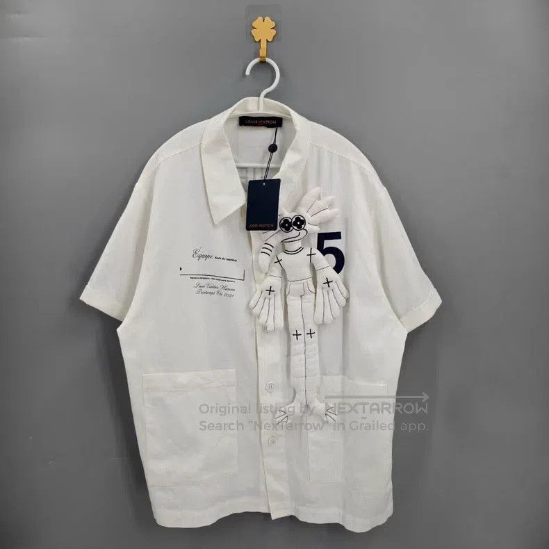 Louis Vuitton Louis Vuitton Asian Limited Doll Skirmisher White Short Sl Size US M / EU 48-50 / 2 - 1 Thumbnail