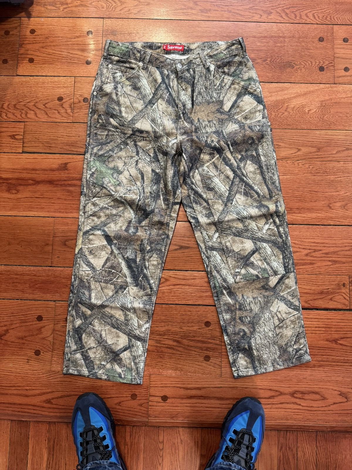 Supreme Moleskin Double Knee Painter Pants 34 Camo