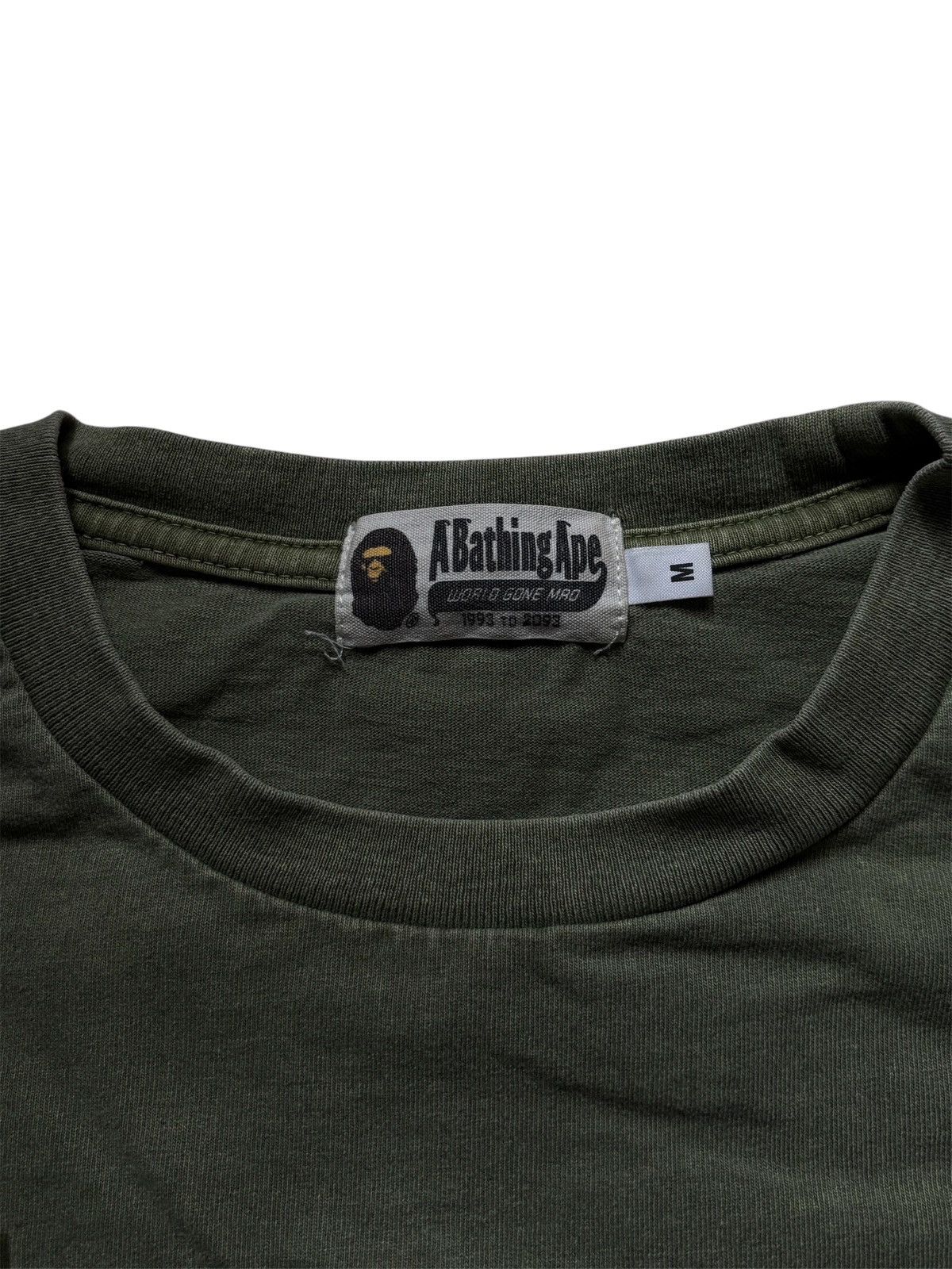 Bape BAPE Relaxed Pocket L/S Tee Olive Size US M / EU 48-50 / 2 - 2 Thumbnail