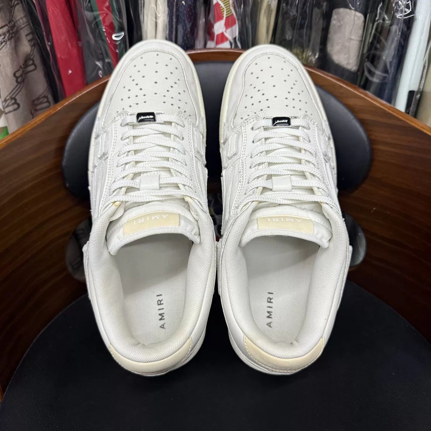 Amiri Amiri White Bone Sneaker 44 Excellent Condition Size US 11 / EU 44 - 8 Thumbnail