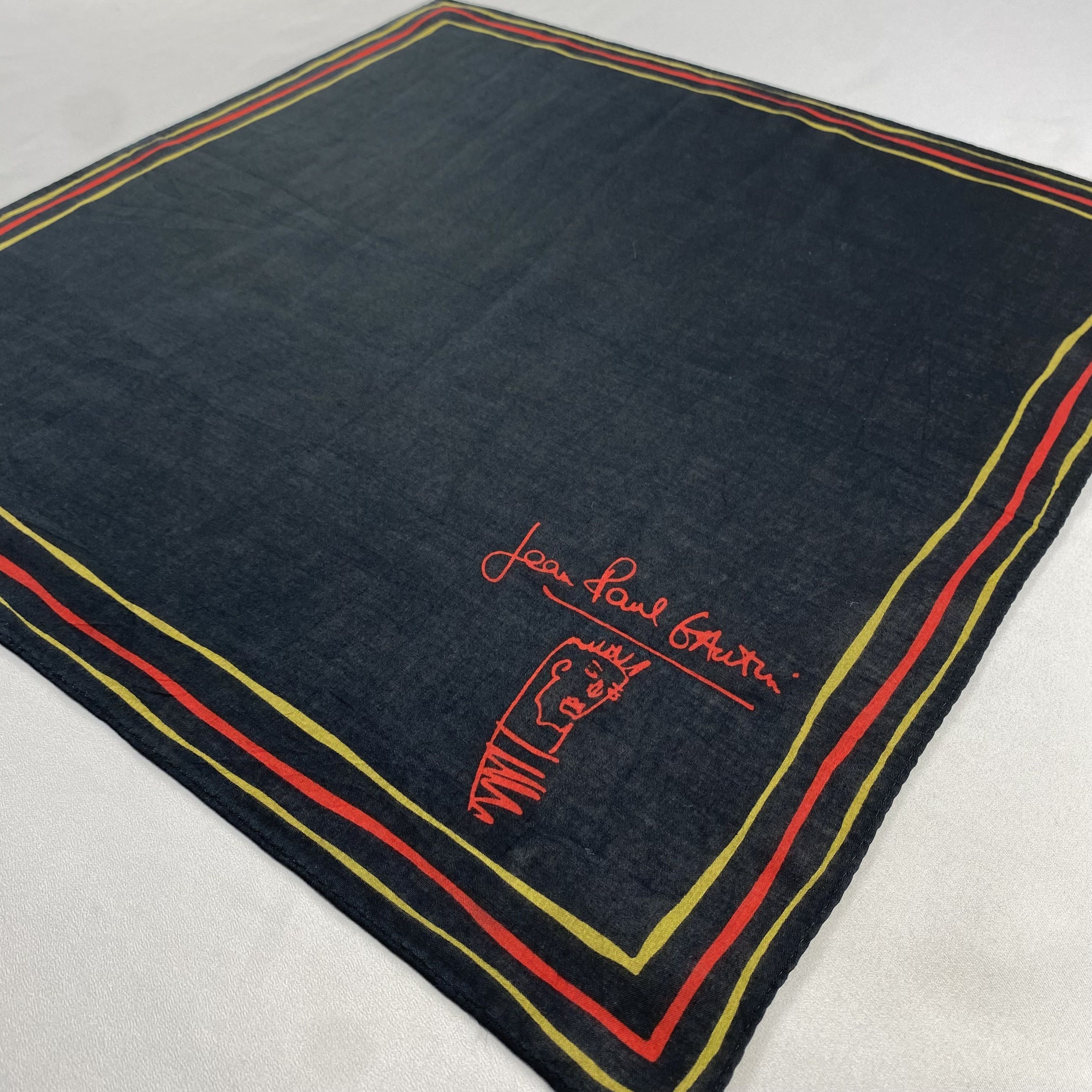 Jean Paul Gaultier × Vintage Jean Paul Gaultier Bandana/ Handkerchief / Neckerchief-P1855 Size ONE SIZE - 2 Thumbnail