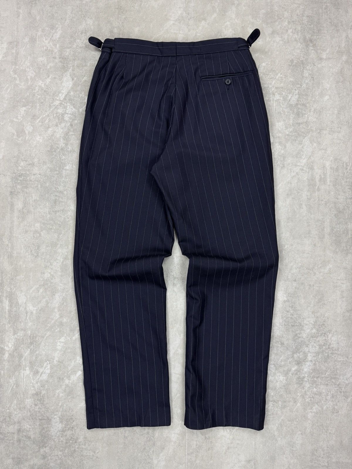 Other Vintage Norton & Townsend Bespoke Tailoring stripes trousers Size US 32 / EU 48 - 4 Thumbnail