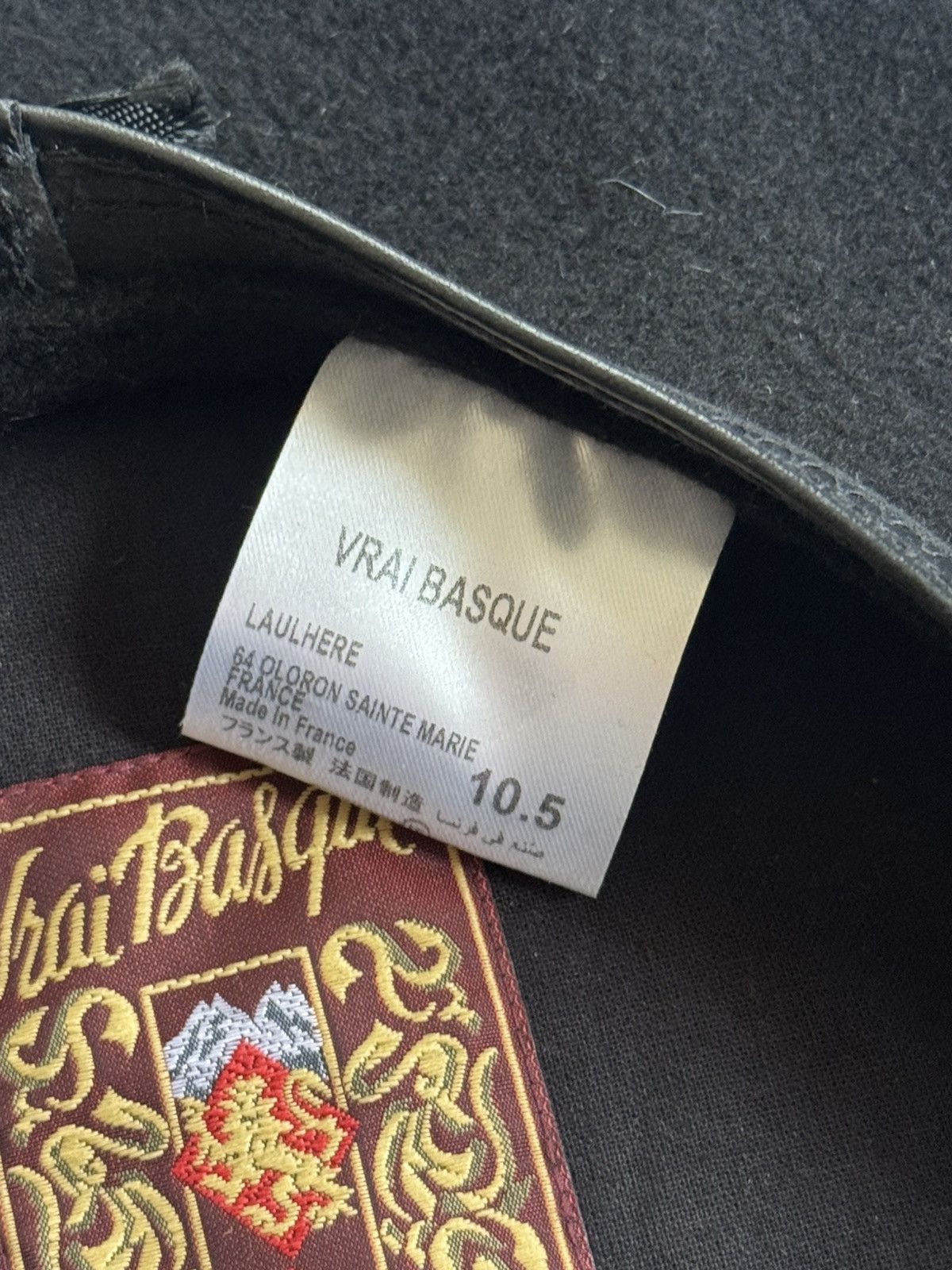 Other Vrai Basque wool black hat beret vintage old money Size ONE SIZE - 7 Thumbnail