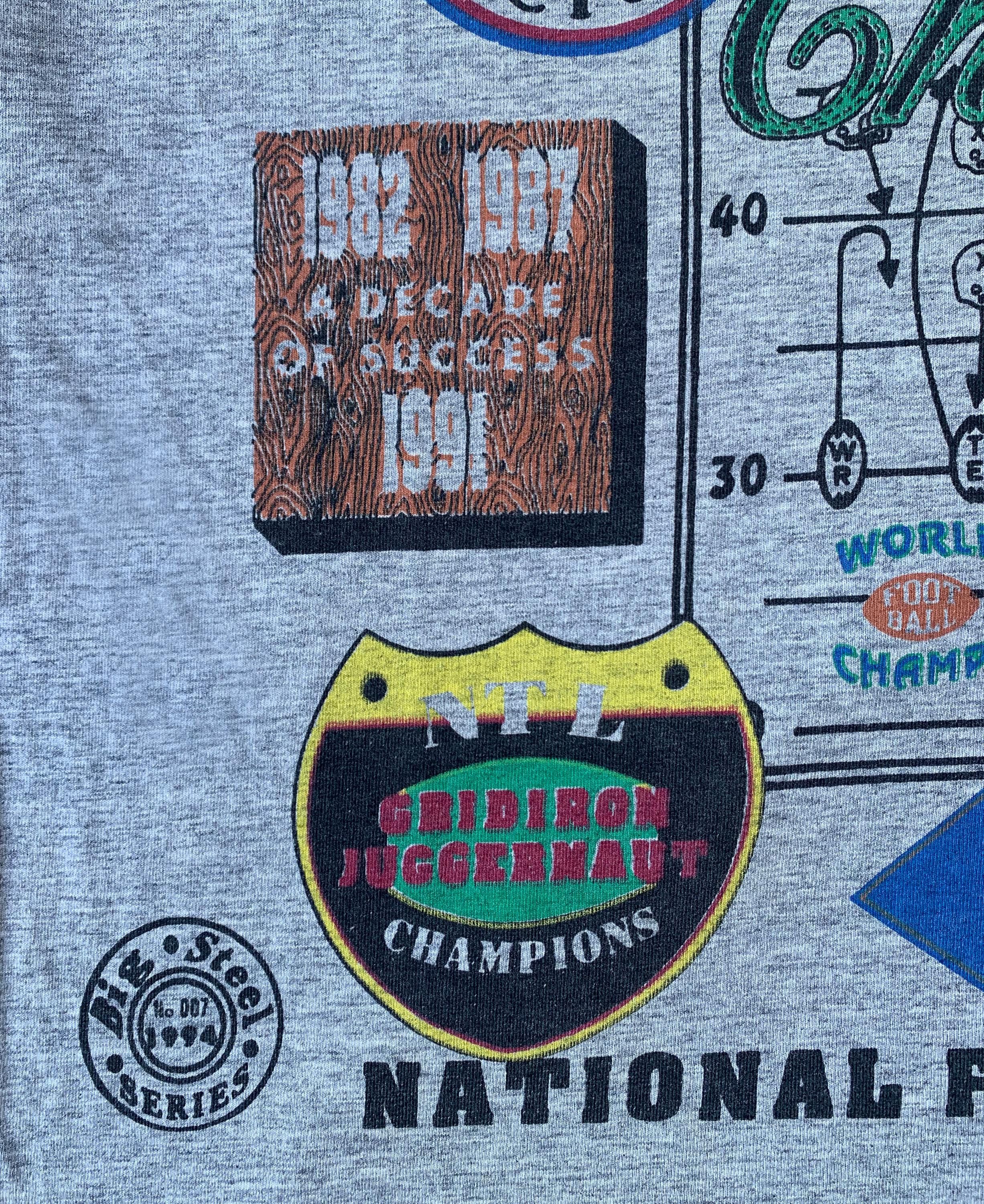 NFL Vintage 1991 WASHINGTON Redskins T shirt Tee 90s Commanders Size US M / EU 48-50 / 2 - 8 Thumbnail