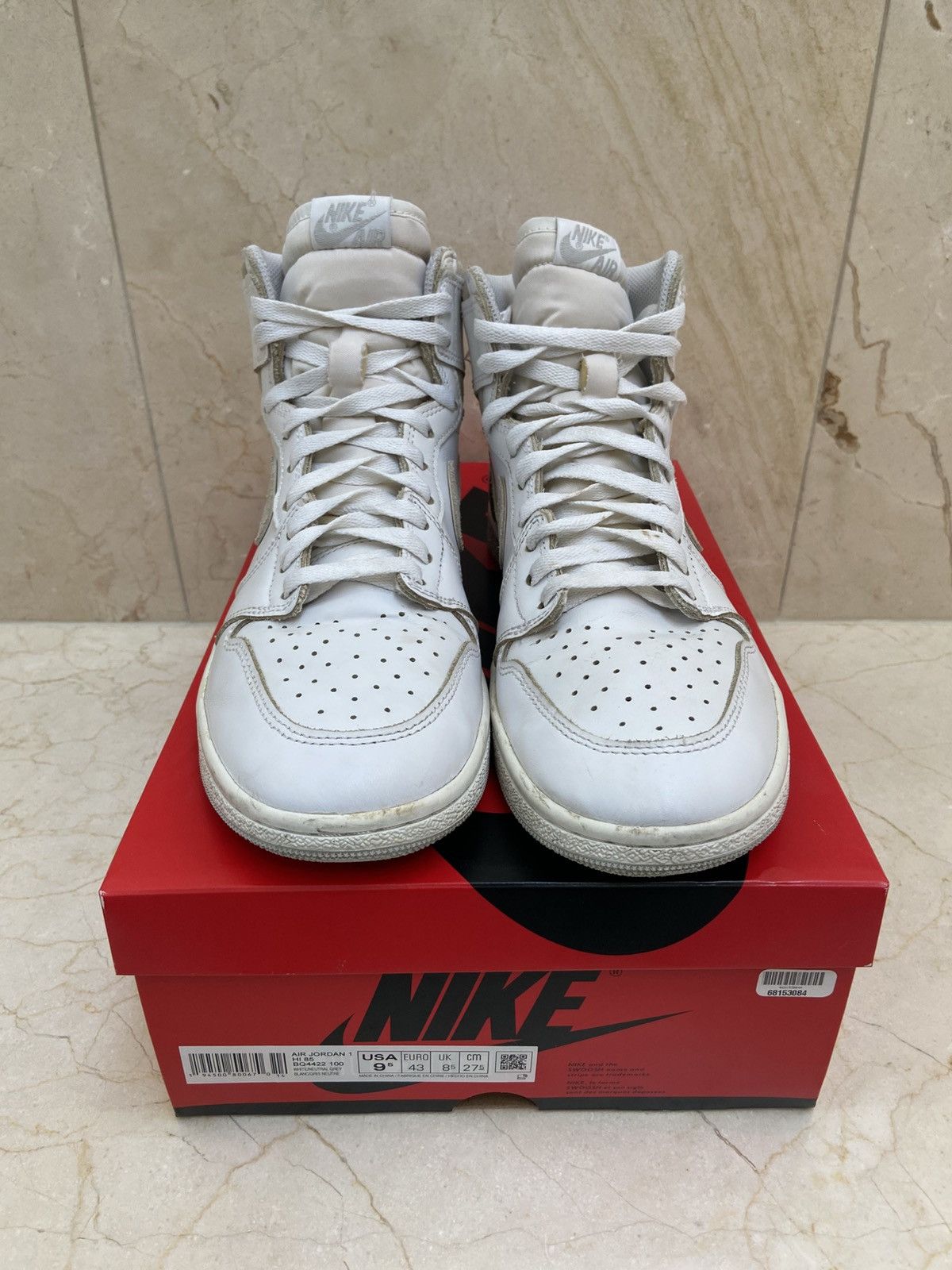 Jordan Brand Jordan 1 Retro High 85 Neutral Grey Coffee Dyed Size US 9.5 / EU 42-43 - 7 Thumbnail