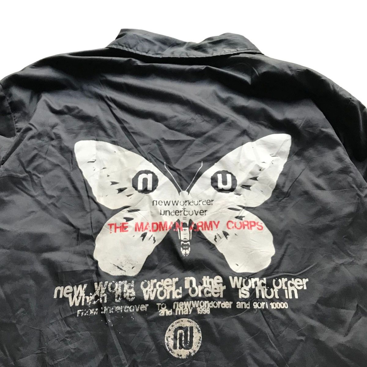 Undercover 1998s Undercover NWO Butter Fly Coach Jacket Jun Takahashi Size US M / EU 48-50 / 2 - 12 Thumbnail