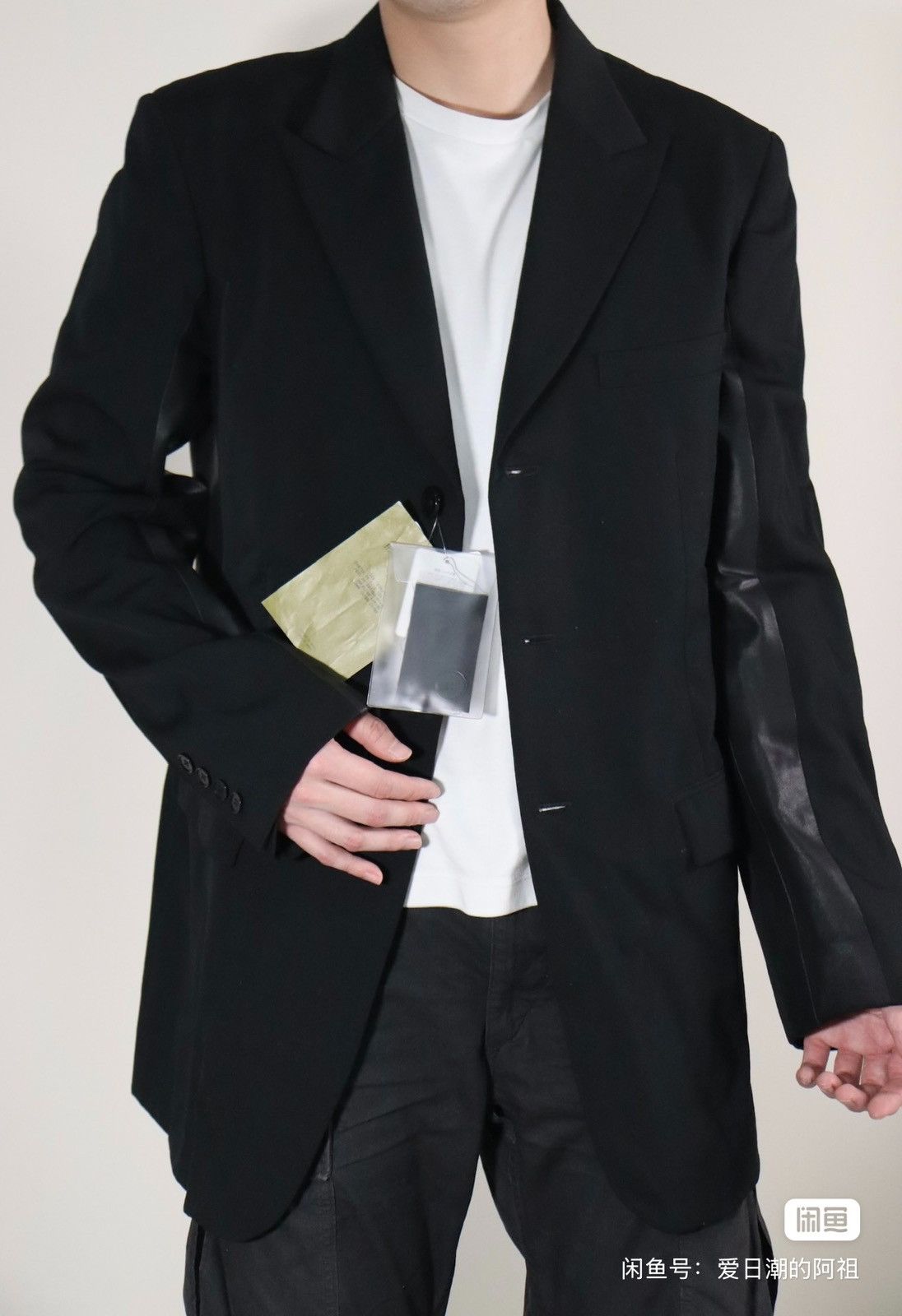 Yohji Yamamoto Yohji Yamamoto 09ss “peace of shit” Blazer Jacket，size4 Size 52S - 13 Thumbnail