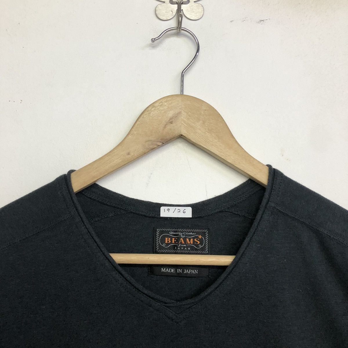 Beams Plus Beams Plus From Japan V Neck Plain Tshirt Size US S / EU 44-46 / 1 - 3 Thumbnail