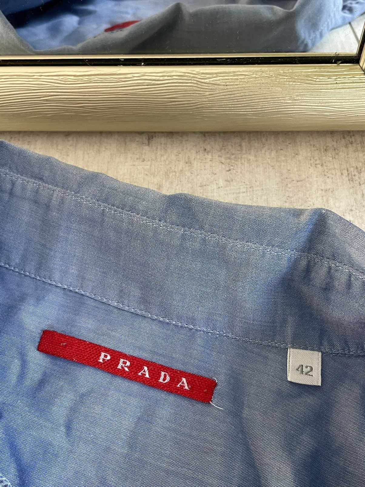 Prada × Vintage 💥RARE💥Prada Vintage Shirts Button Up Archive/Custom Tablet Size US M / EU 48-50 / 2 - 18 Thumbnail