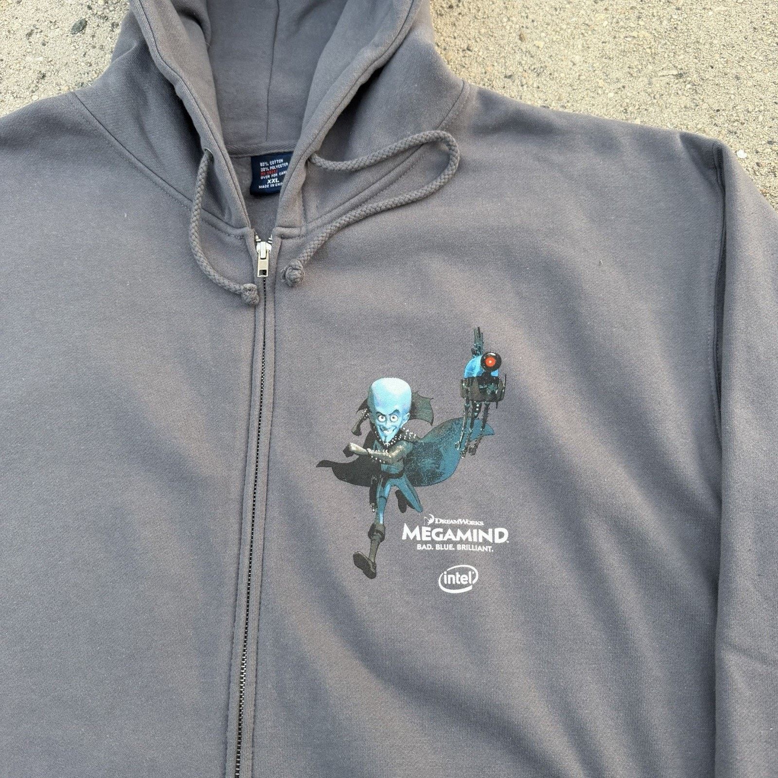 Vintage Vintage 2010 Megamind Movie Promo Hoodie XXL Dreamworks Size US XXL / EU 58 / 5 - 1 Thumbnail